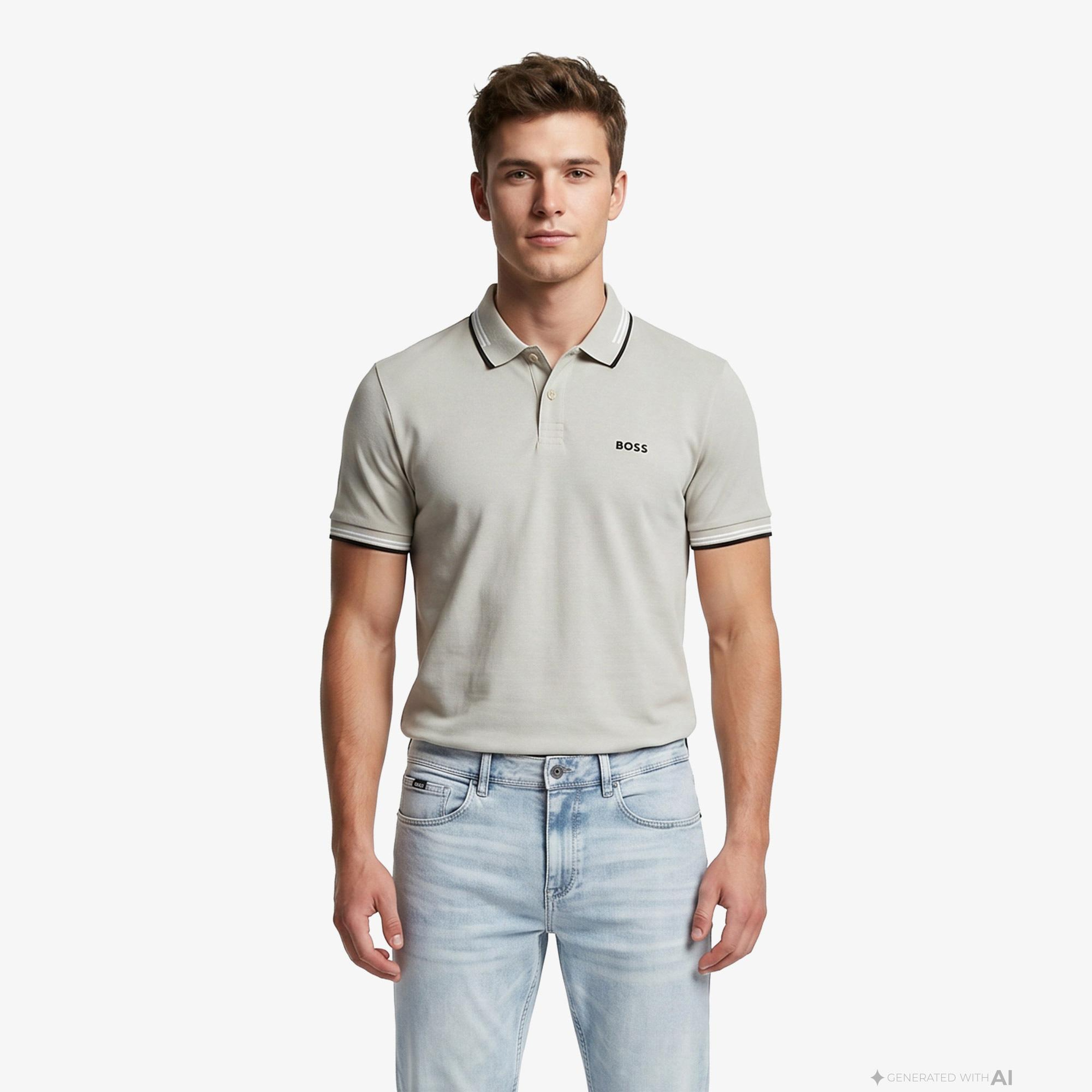 Boss Paul Erkek Bej Polo