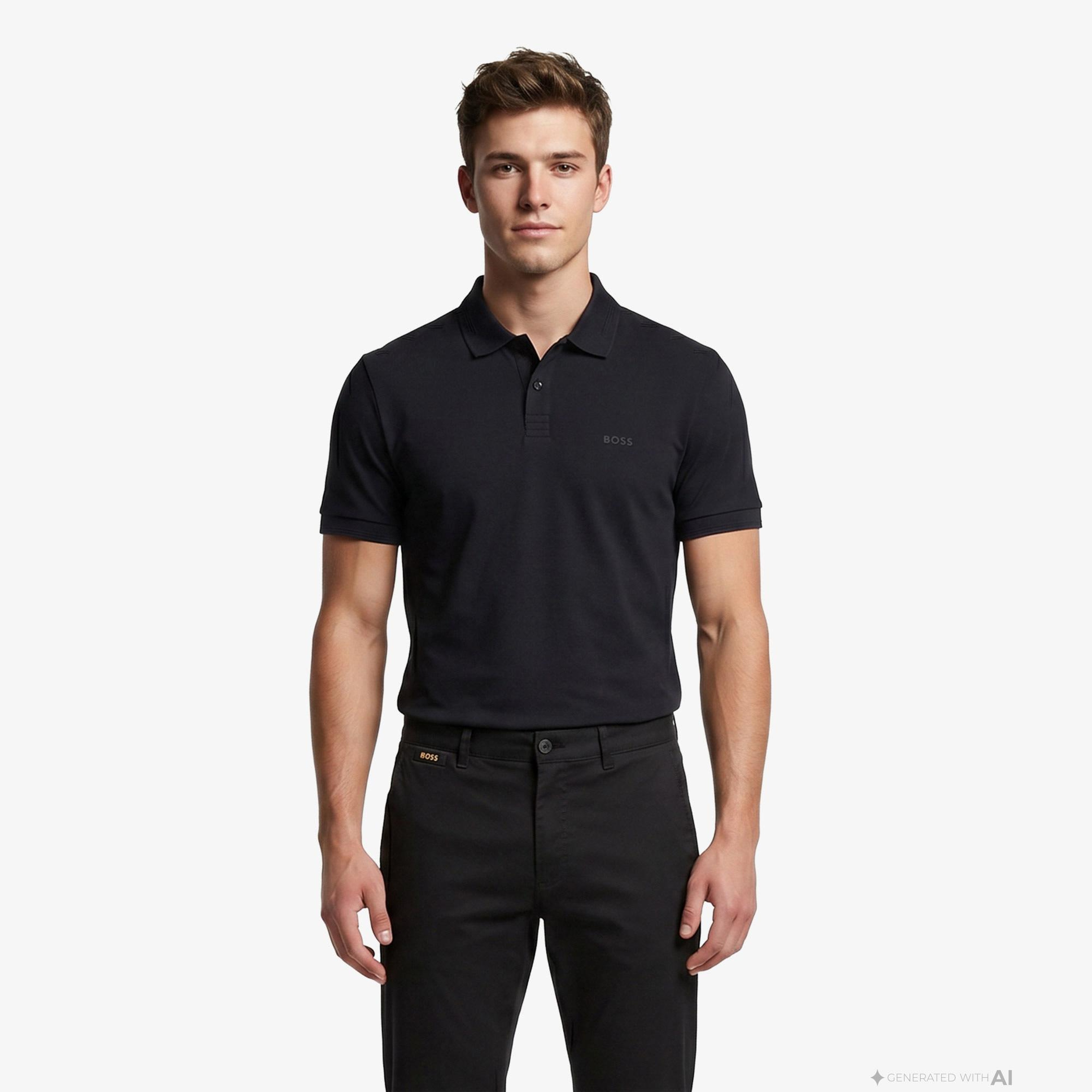 Boss Paul Erkek Lacivert Polo