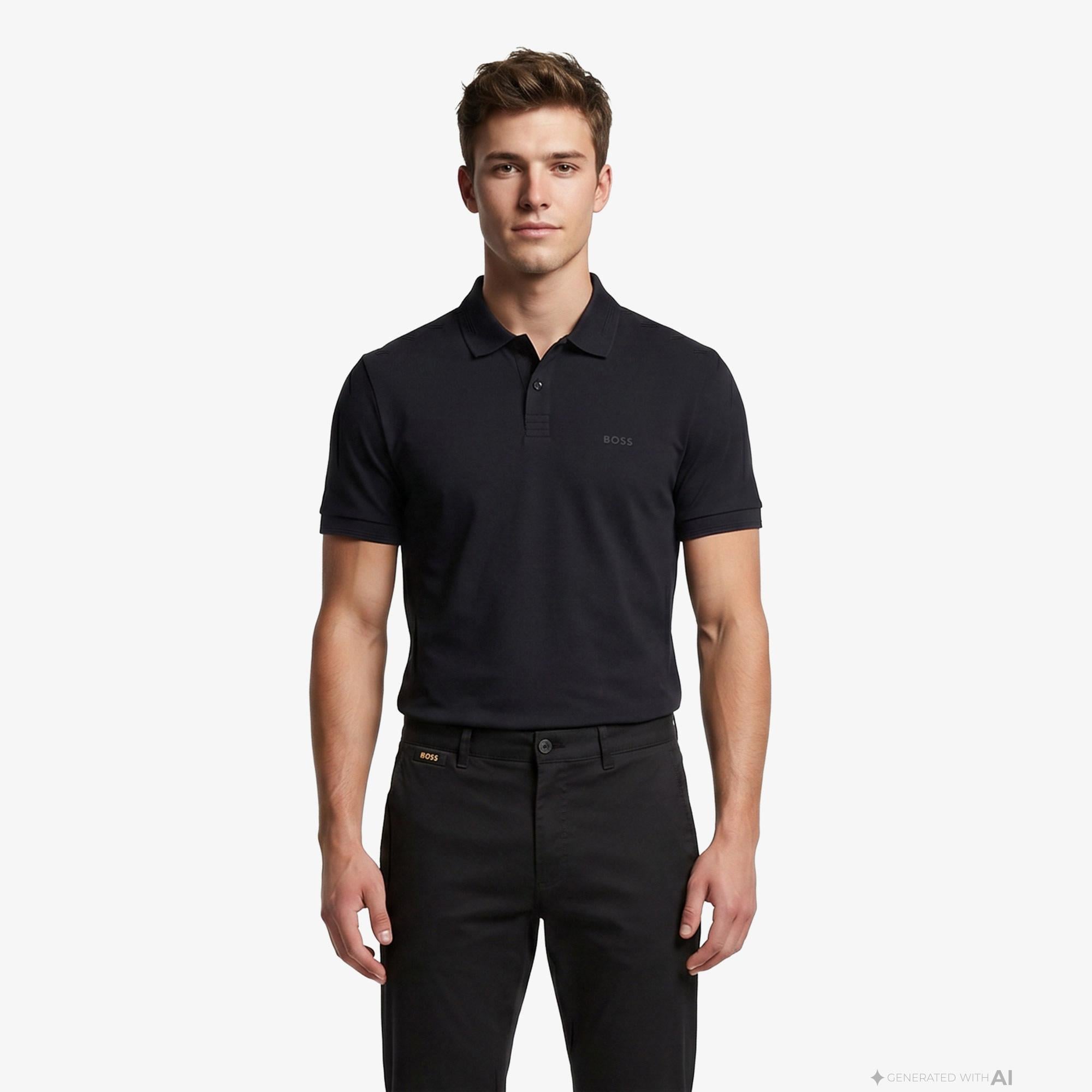 Boss Paul Erkek Lacivert Polo