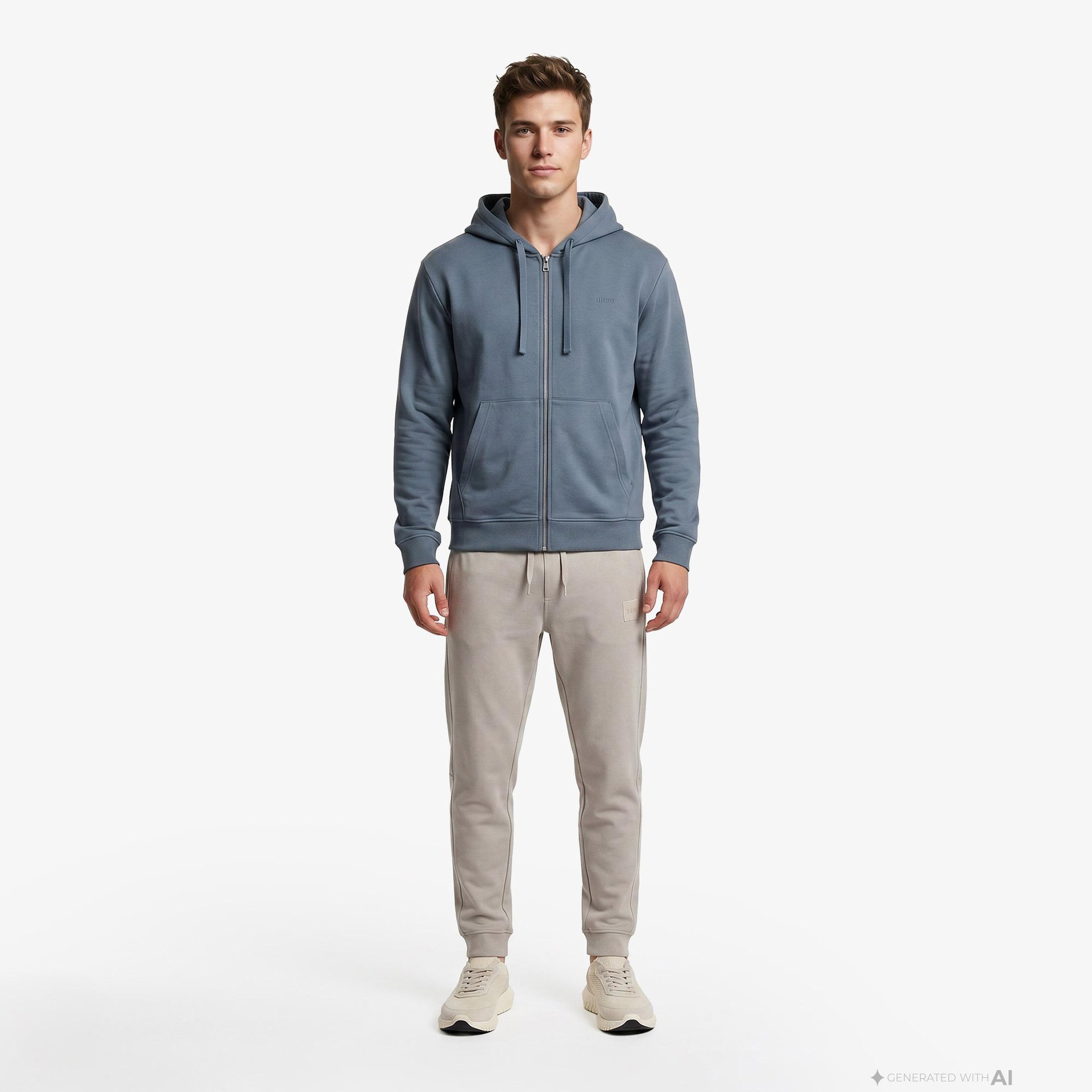 Boss Sestart Erkek Gri Sweatshirt