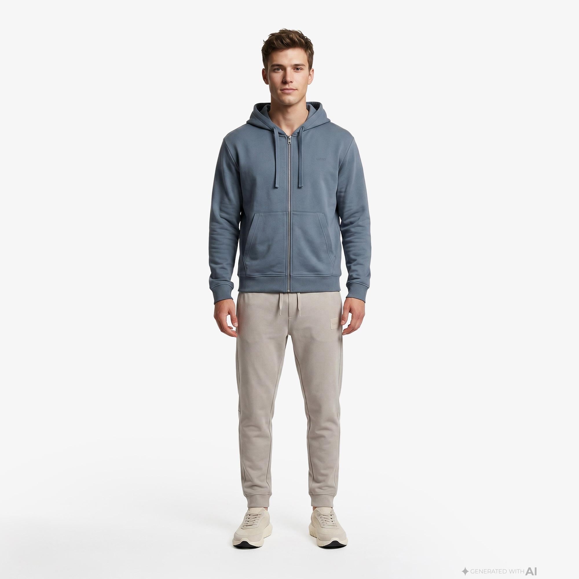 Boss Sestart Erkek Gri Sweatshirt