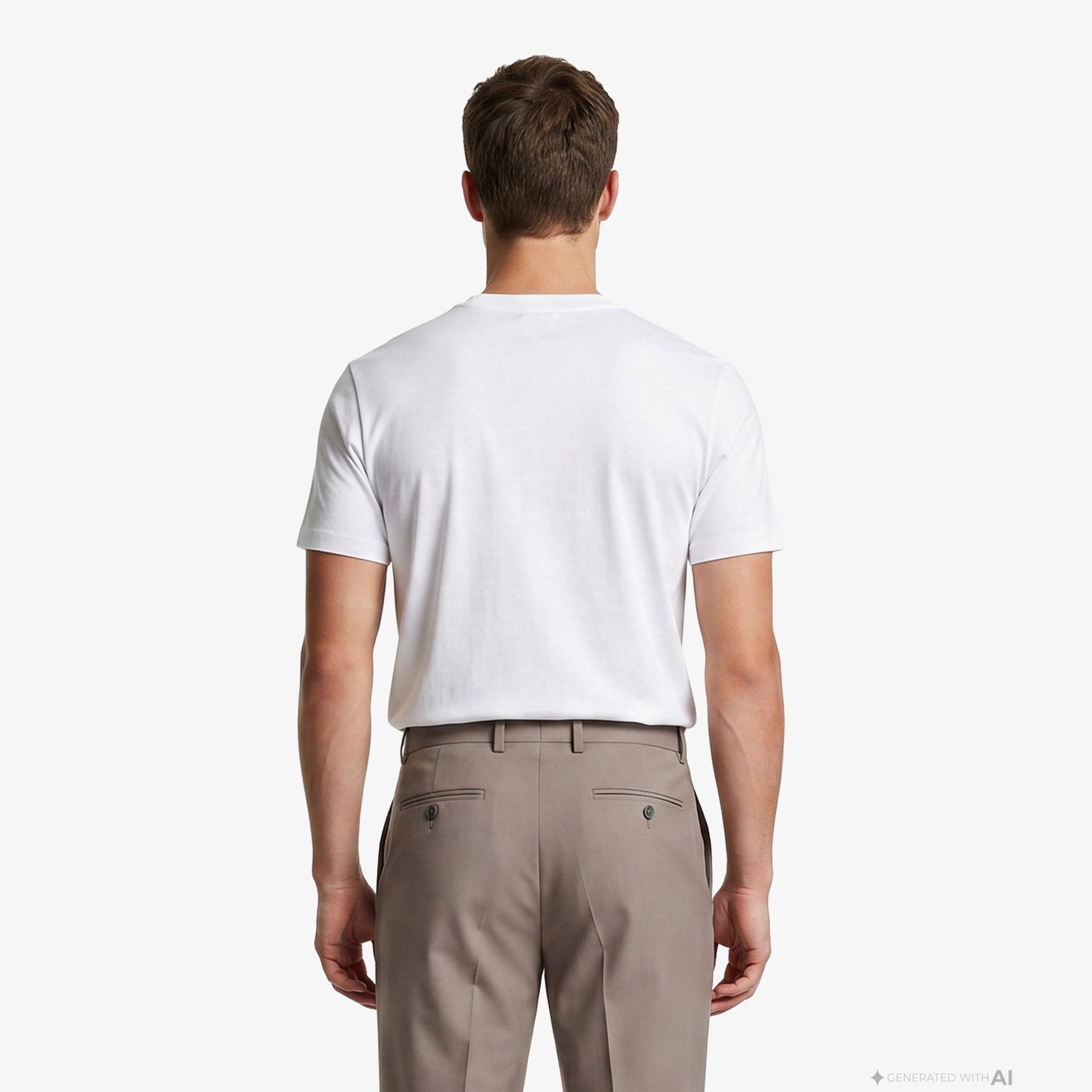 Hugo Doreston Erkek Beyaz T-Shirt