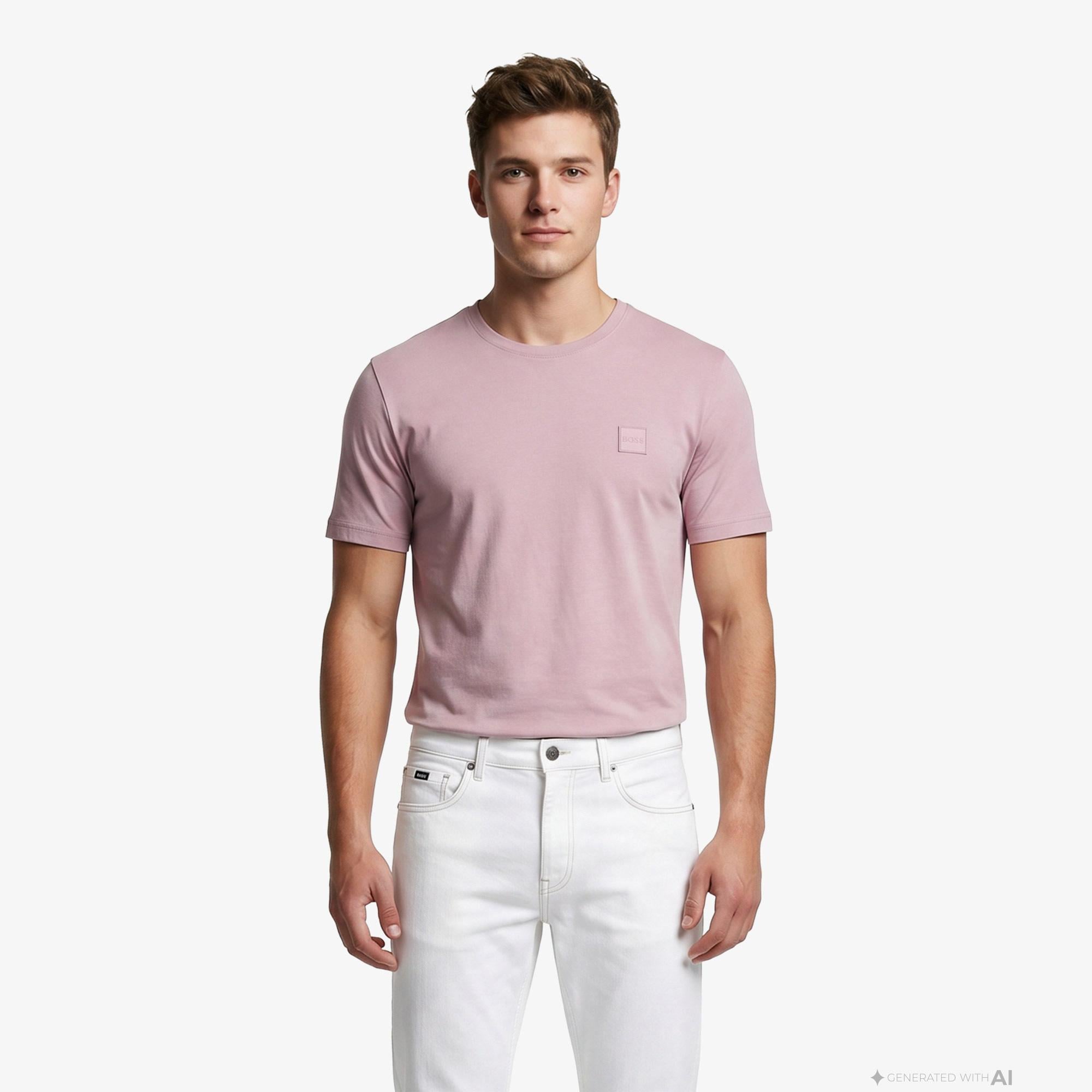 Boss Tales Erkek Mor T-Shirt