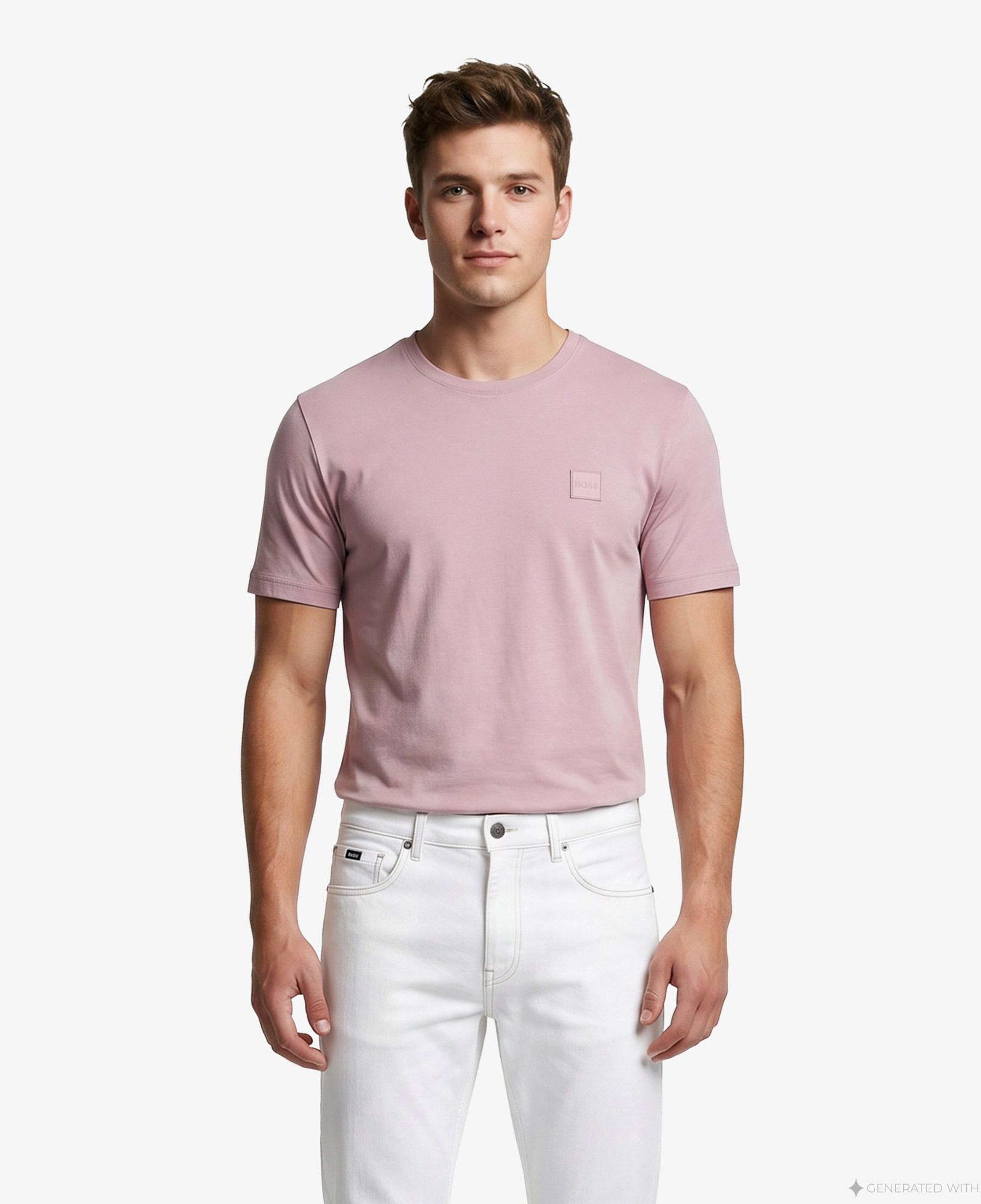 Boss Tales Erkek Mor T-Shirt