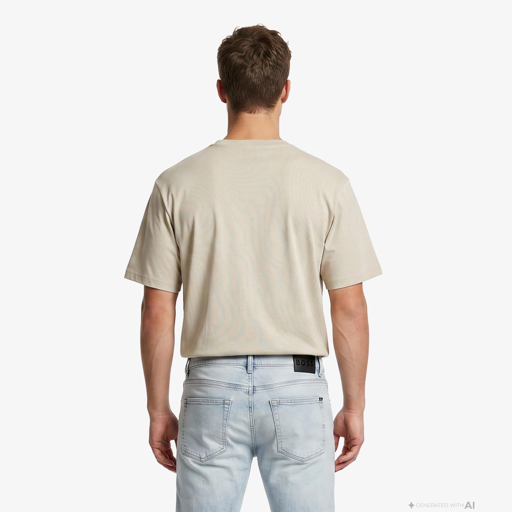Boss Join Relaxed Erkek Bej T-Shirt