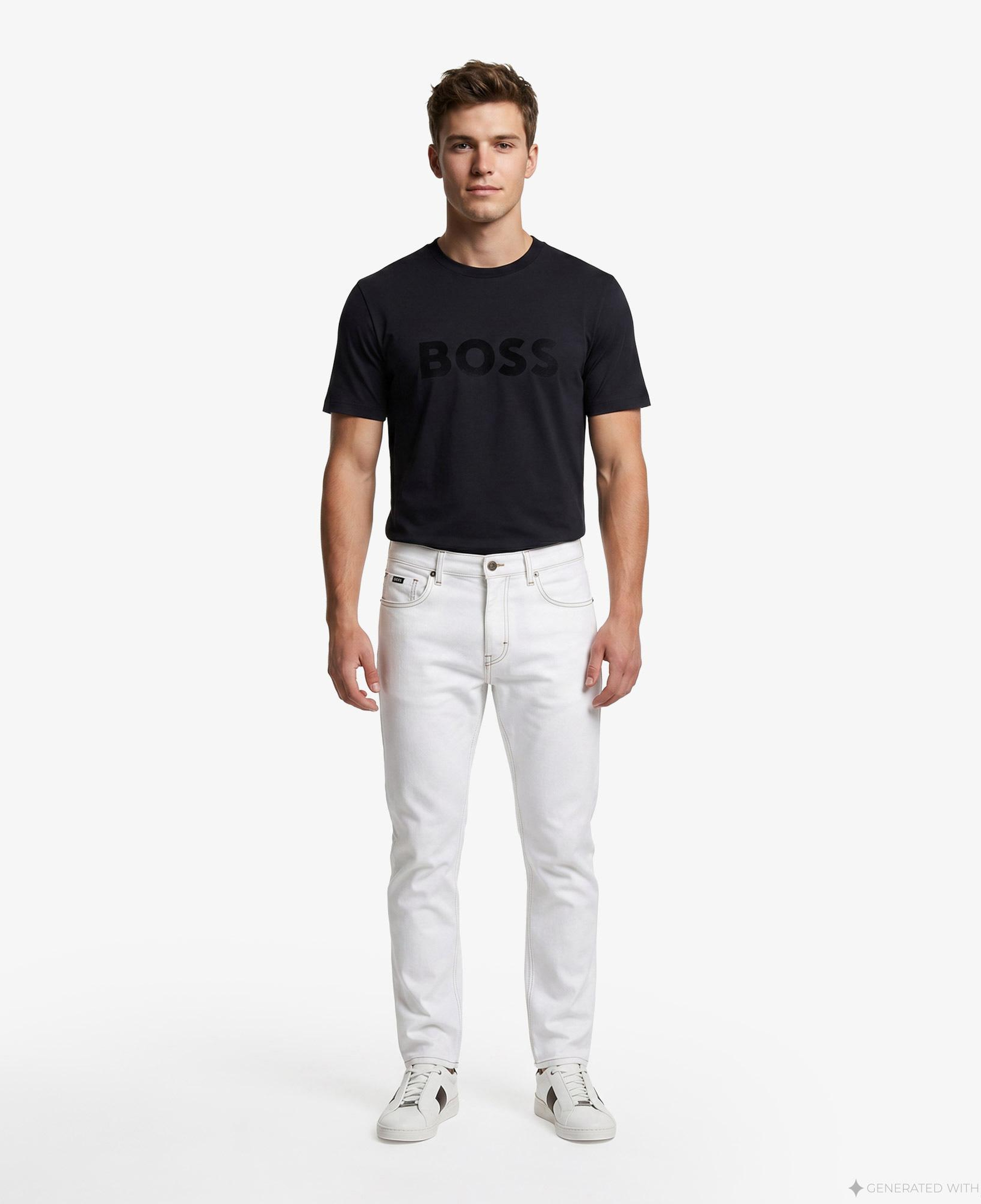 Boss Iconic Logo Erkek Lacivert T-Shirt