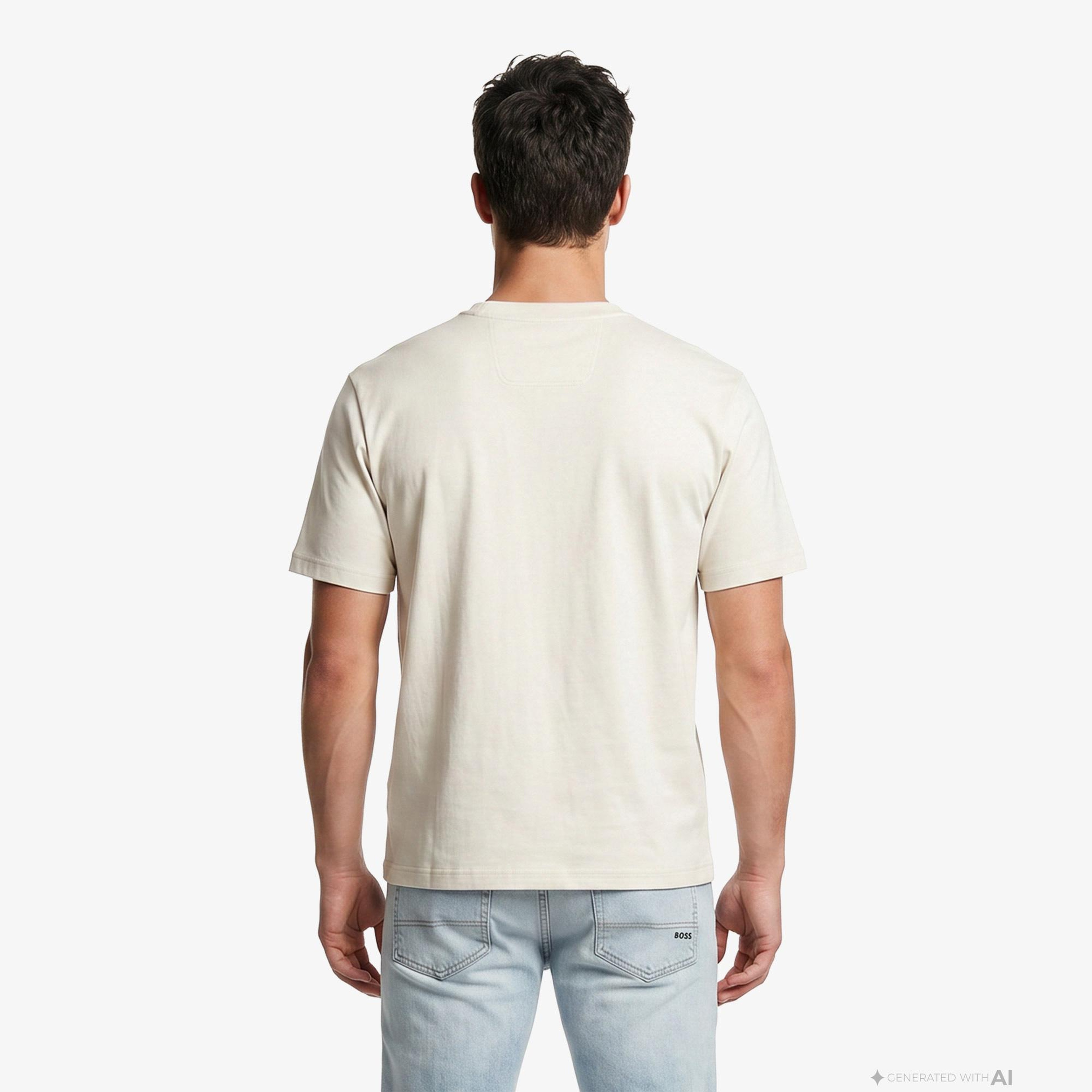 Boss Erkek Bej T-Shirt