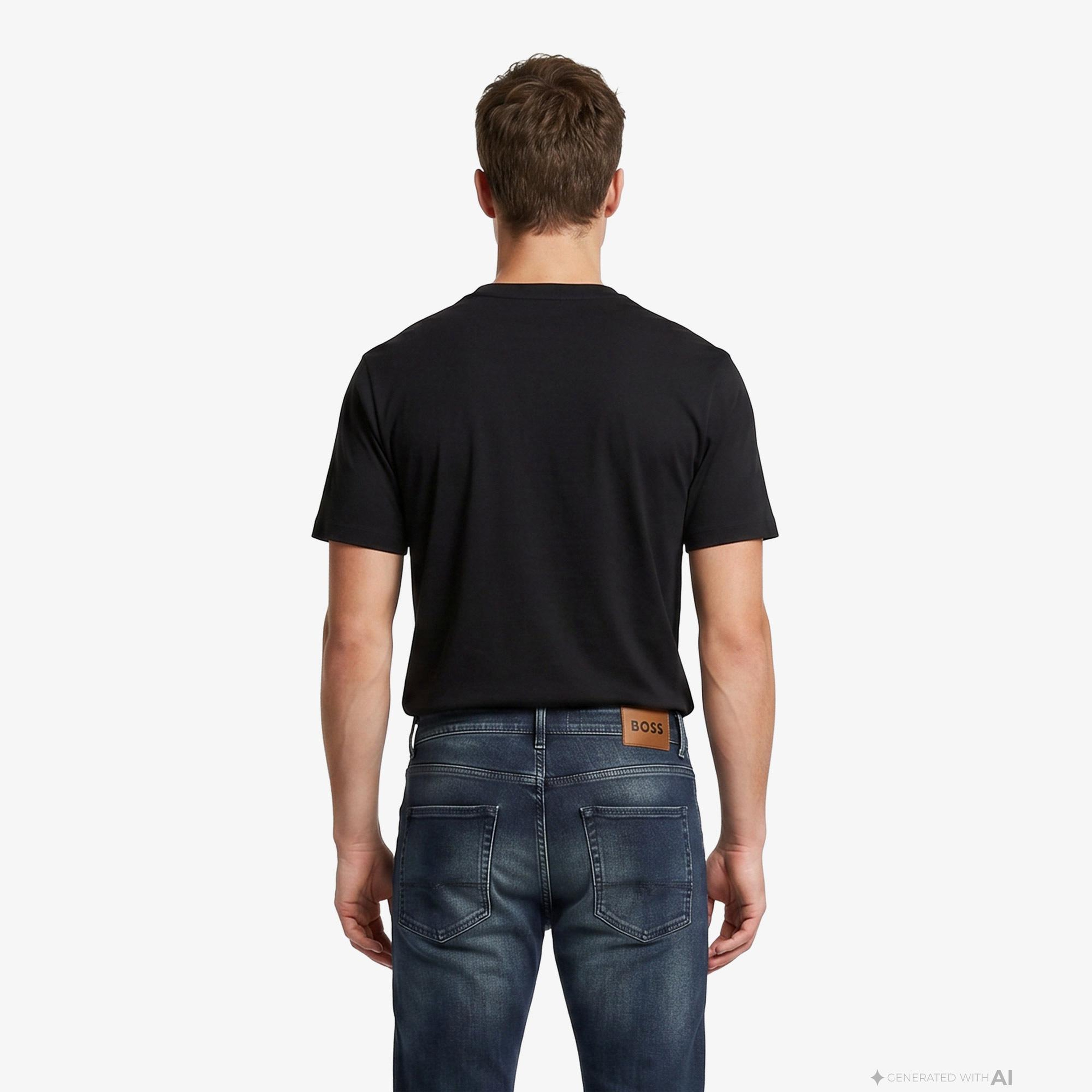 Boss Iconic Logo Erkek Siyah T-Shirt