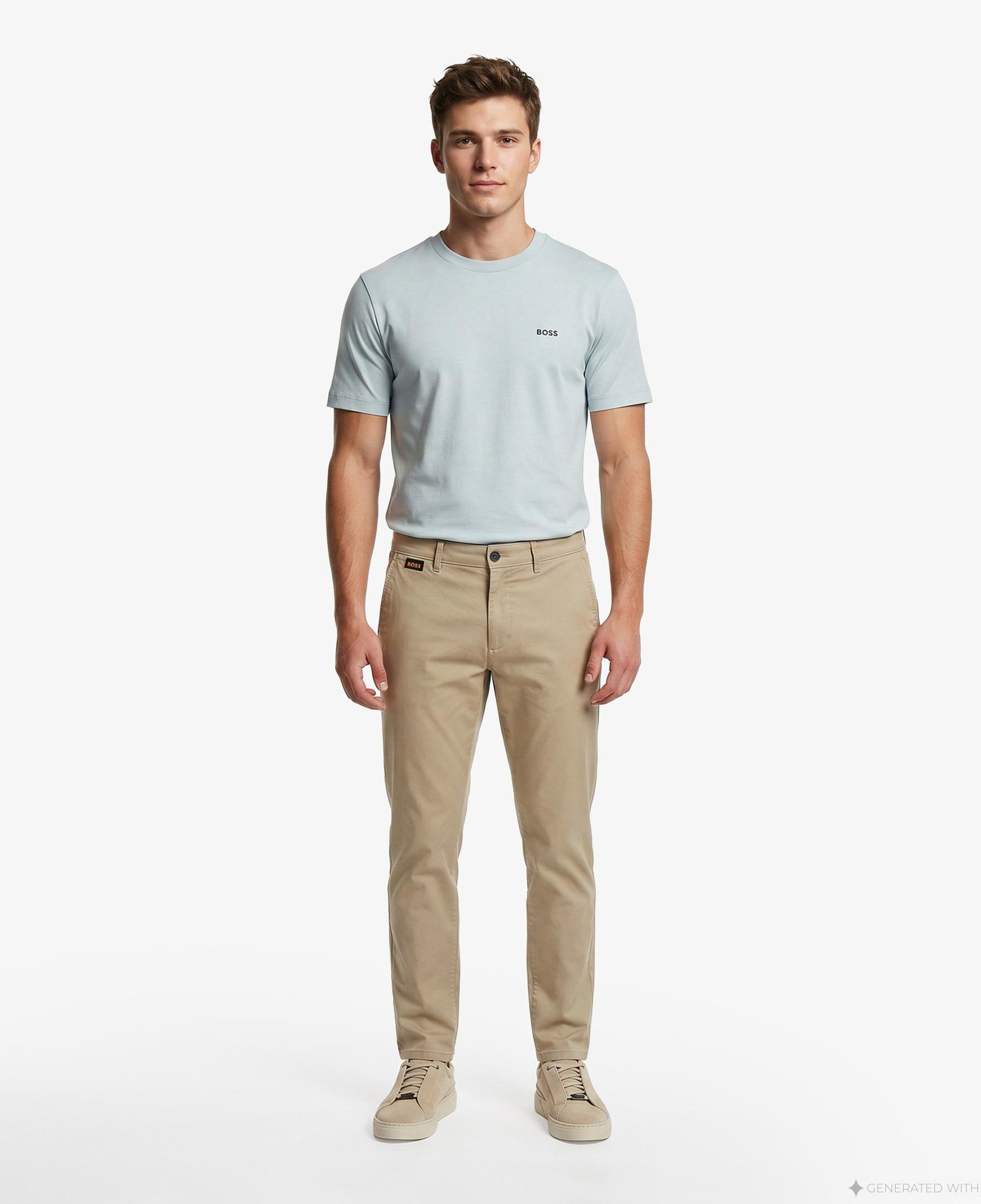 Boss Erkek Mavi T-Shirt