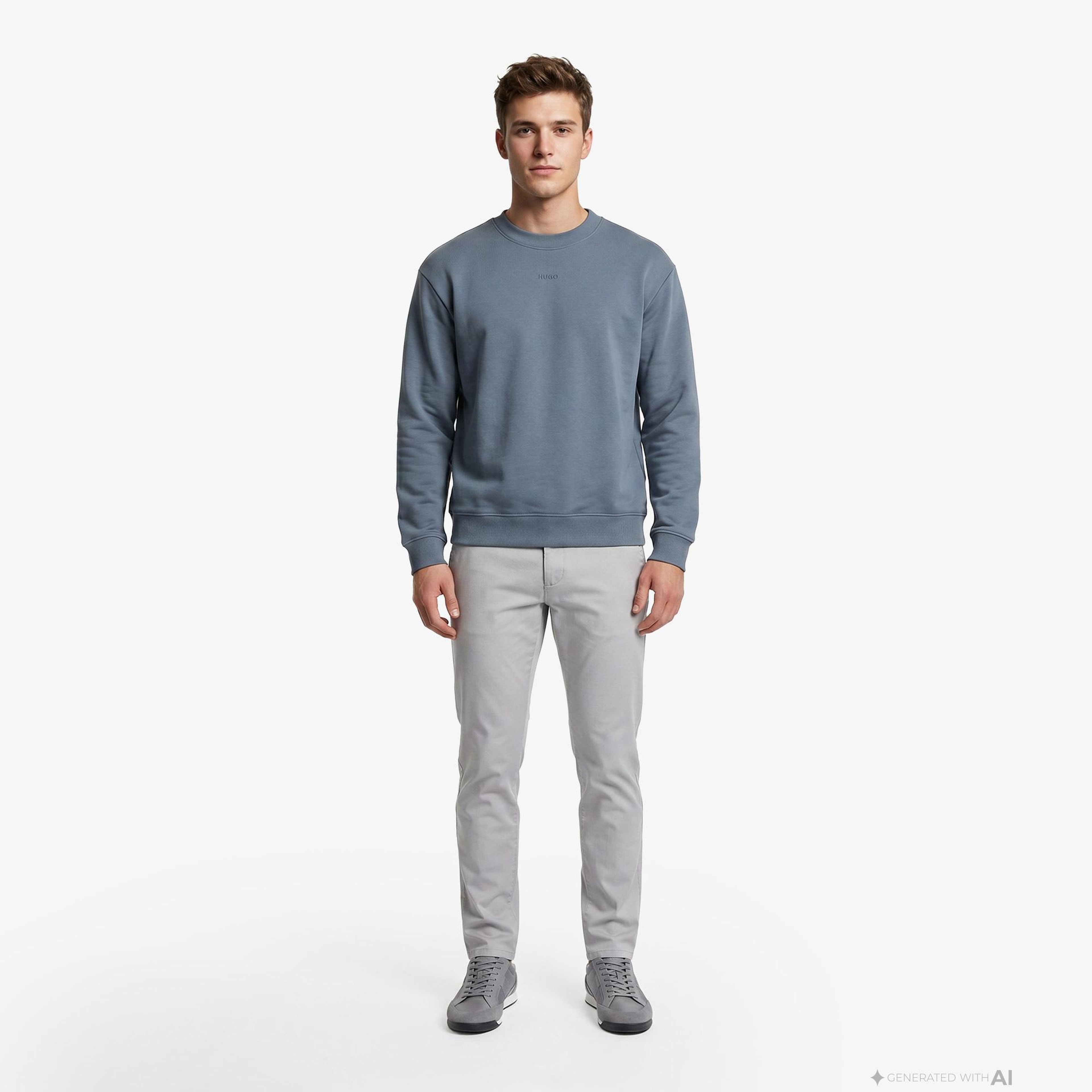Hugo Dapo Erkek Mavi Sweatshirt