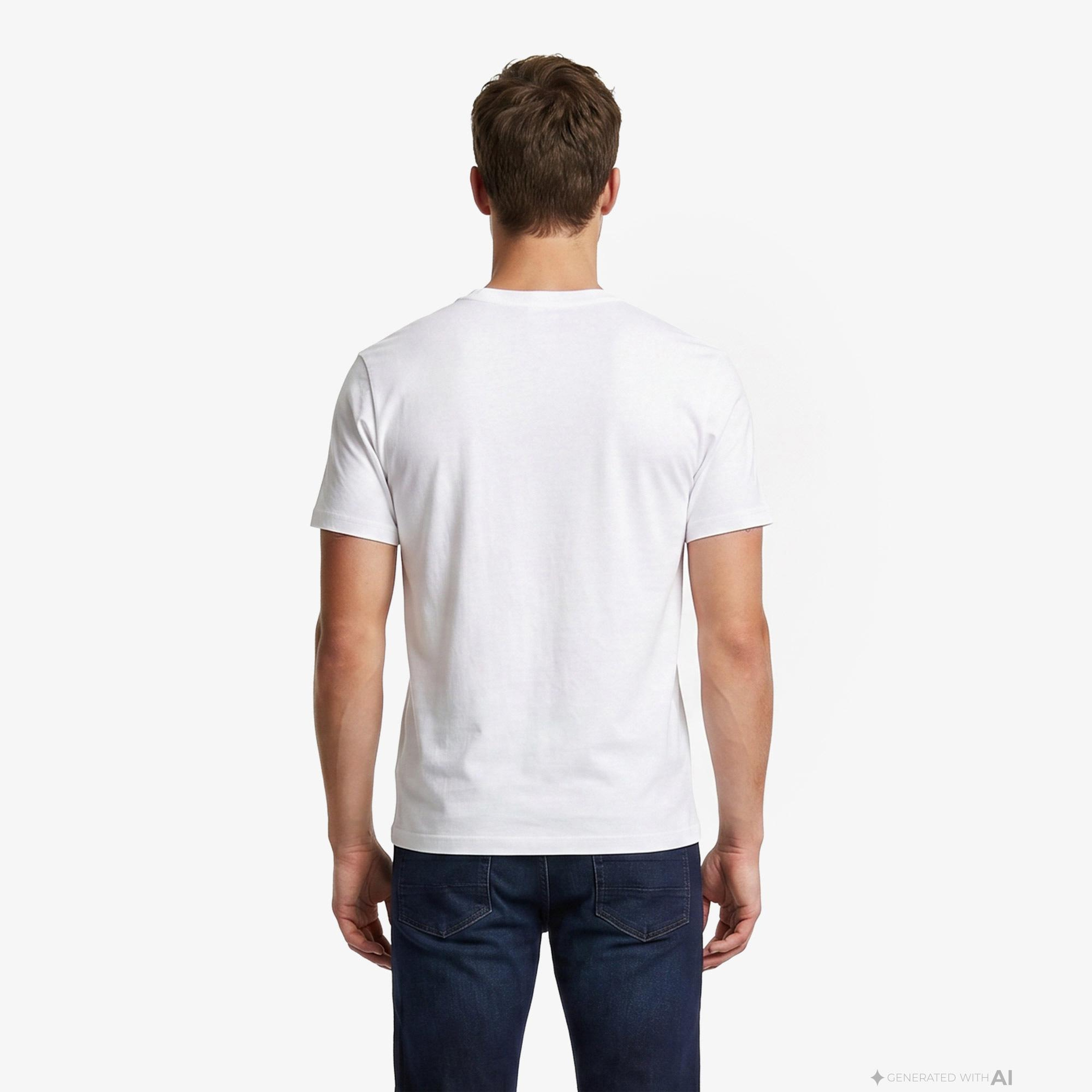 Hugo Deyss Erkek Beyaz T-Shirt