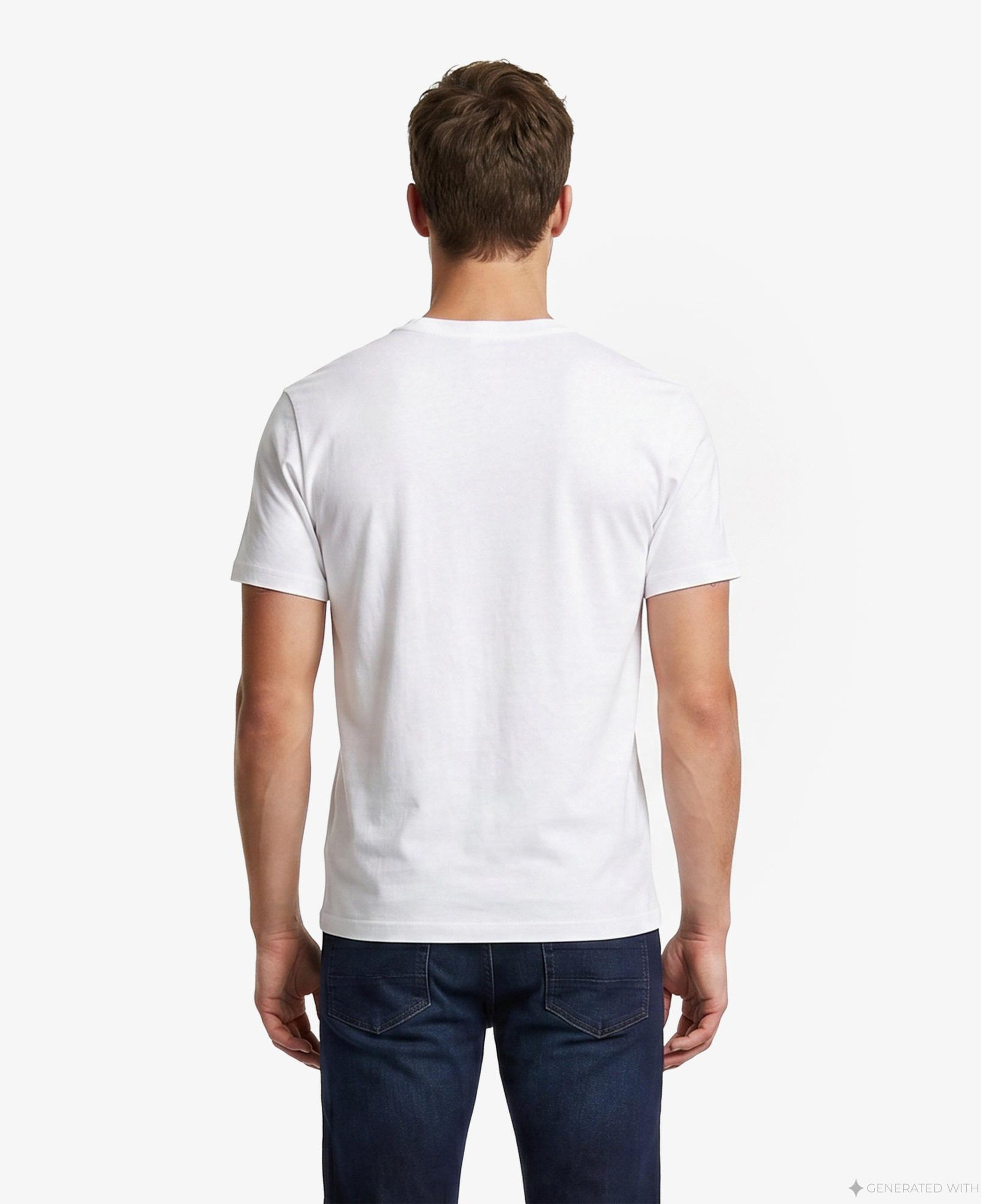 Hugo Deyss Erkek Beyaz T-Shirt