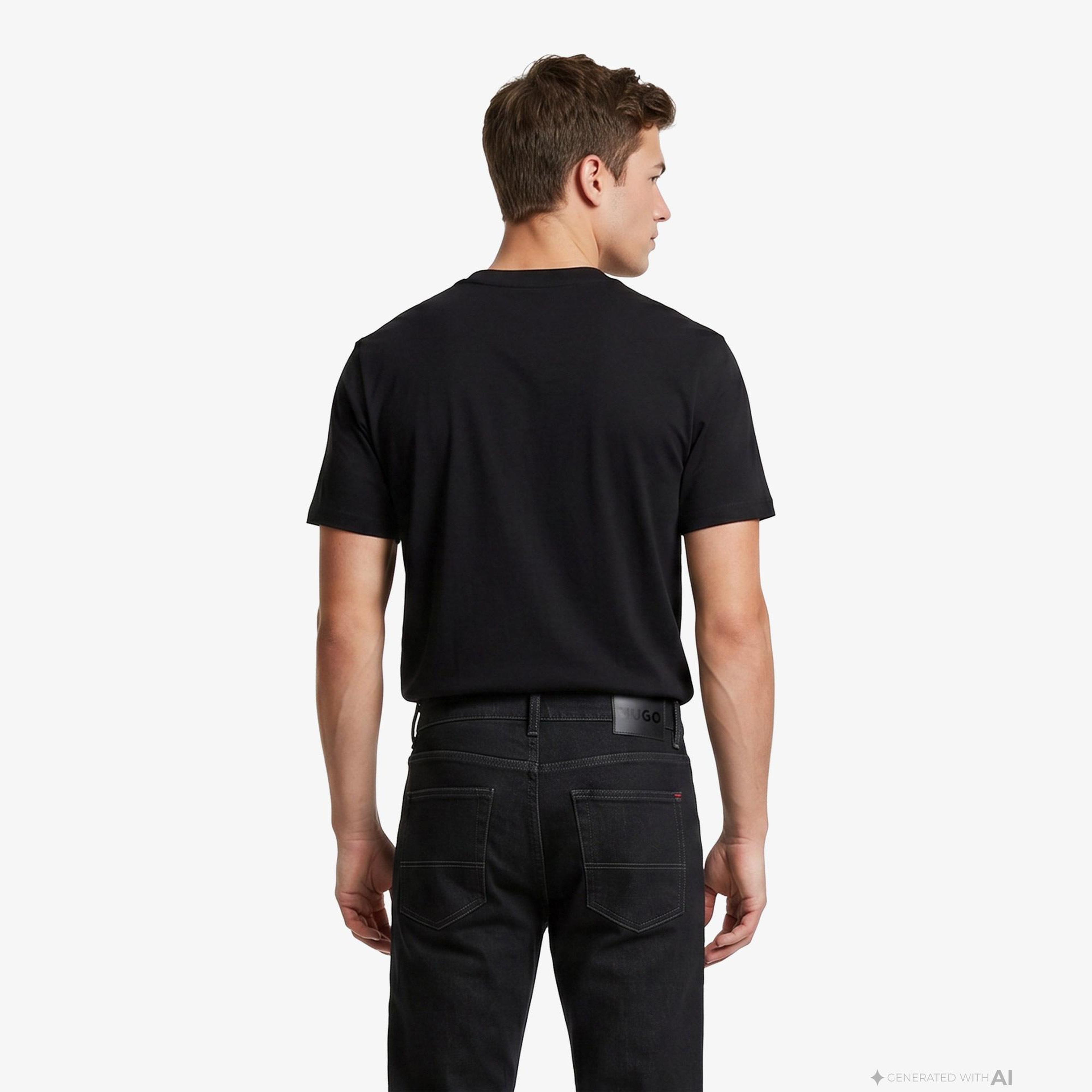 Hugo Deyss Erkek Siyah T-Shirt