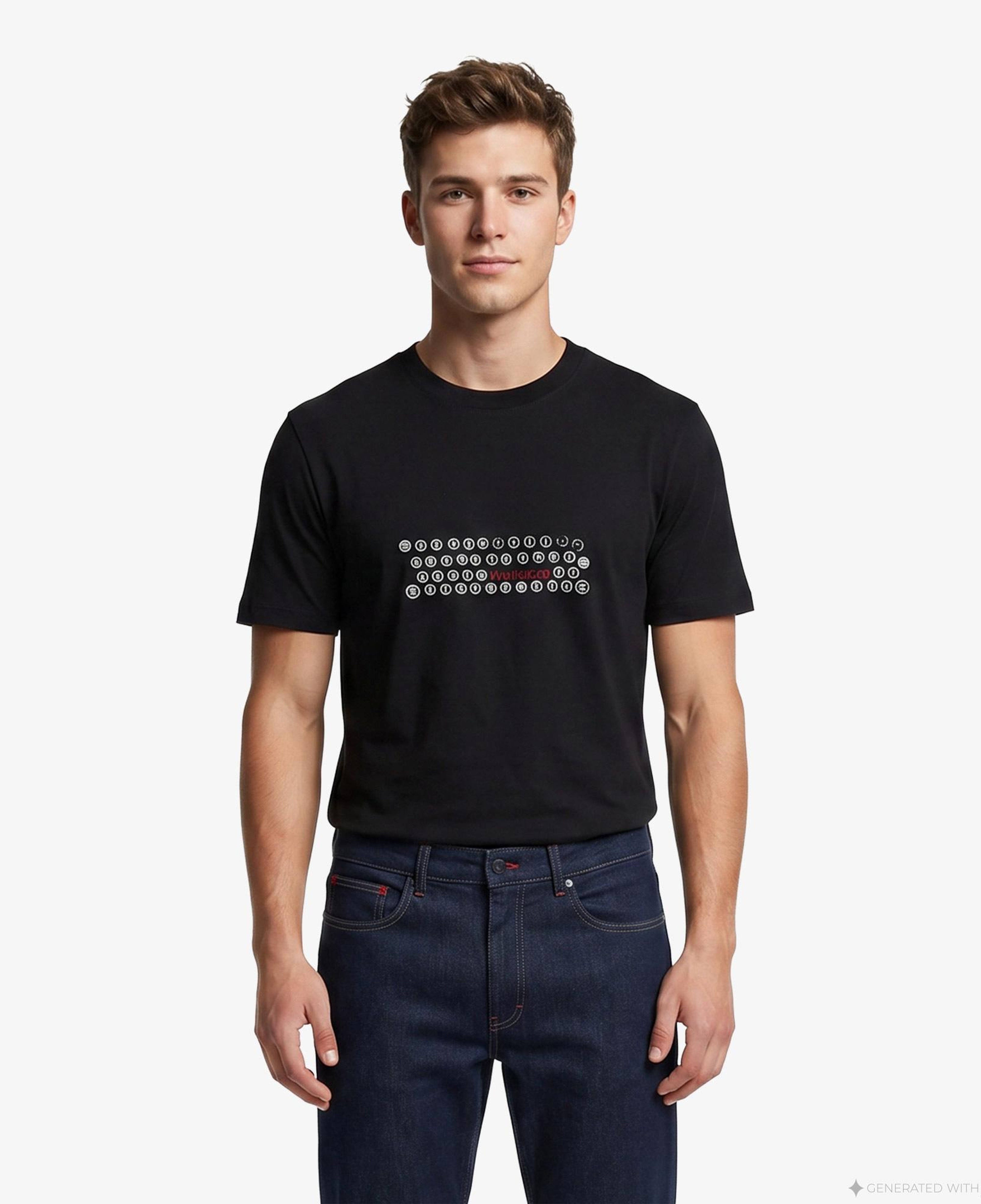 Hugo Deyss Erkek Siyah T-Shirt