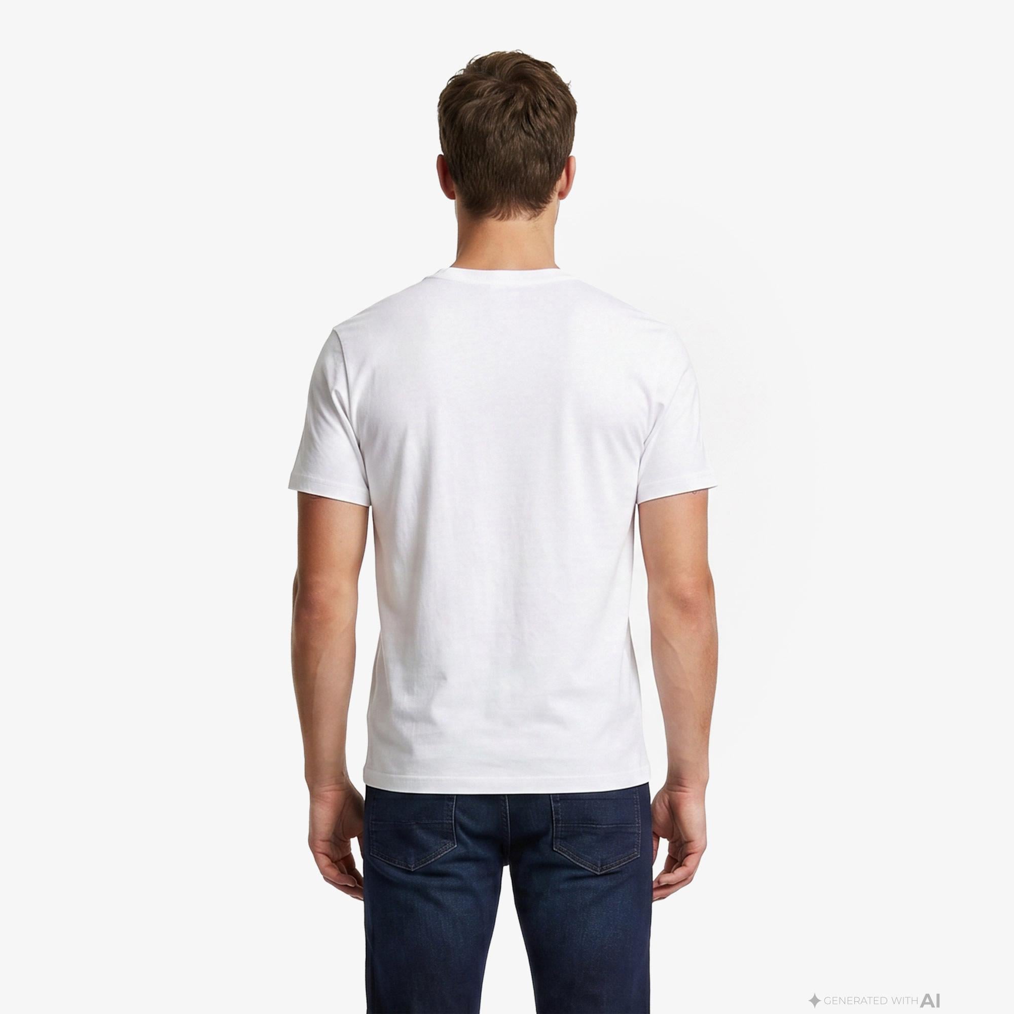 Hugo Deyss Erkek Beyaz T-Shirt