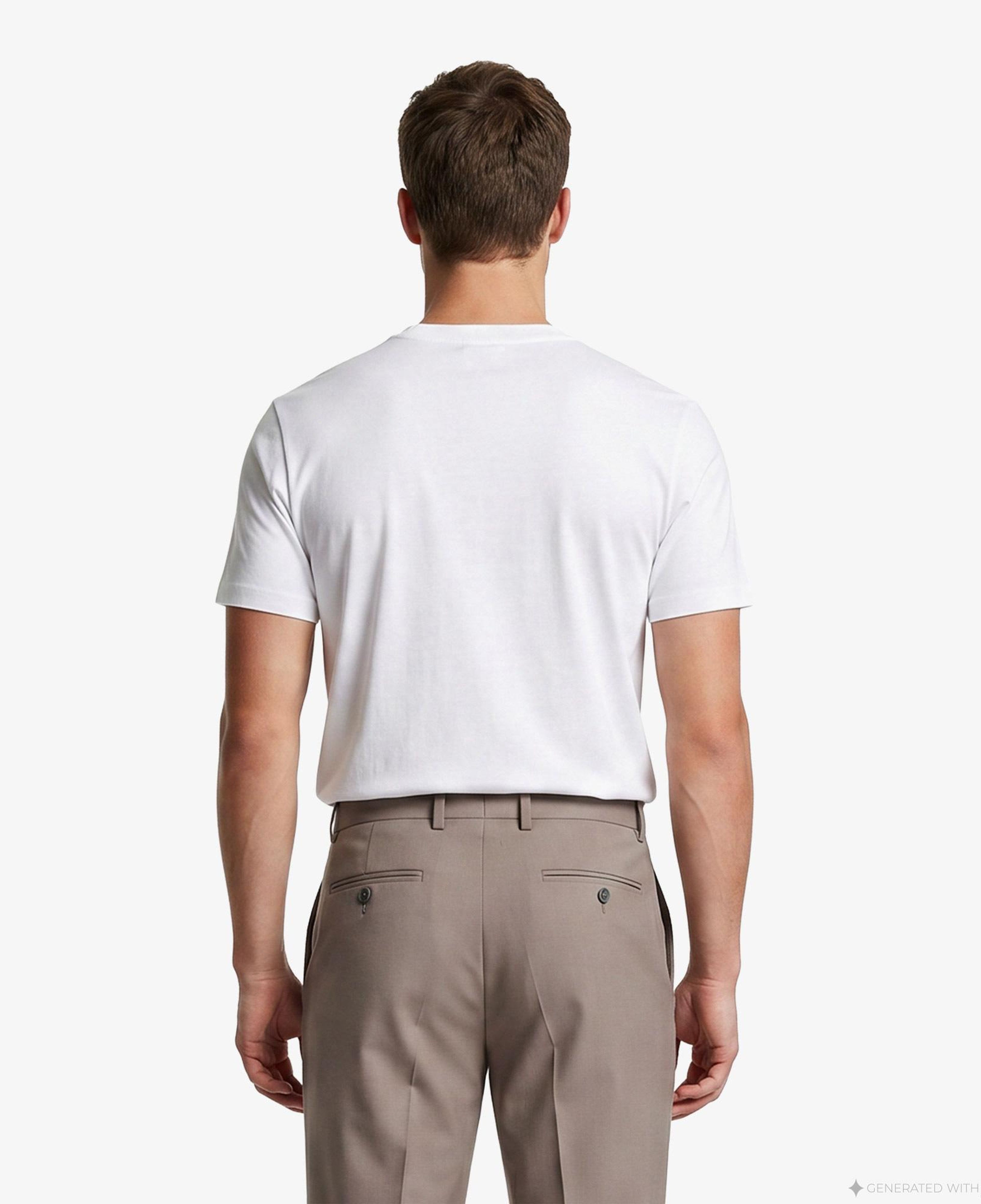 Hugo Doreston Erkek Beyaz T-Shirt