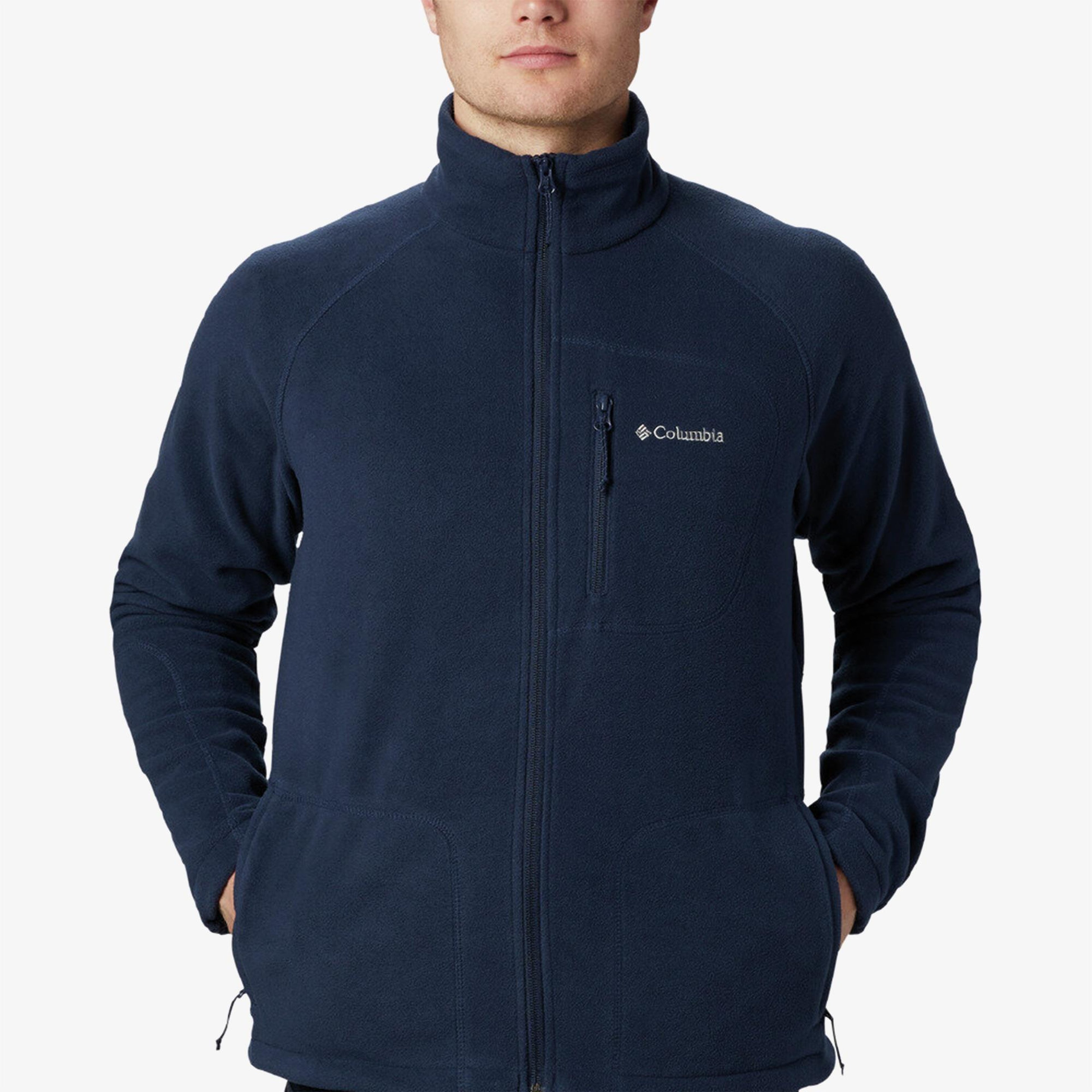 Columbia Fast Trek II Erkek Mavi Fermuarlı Polar Mont