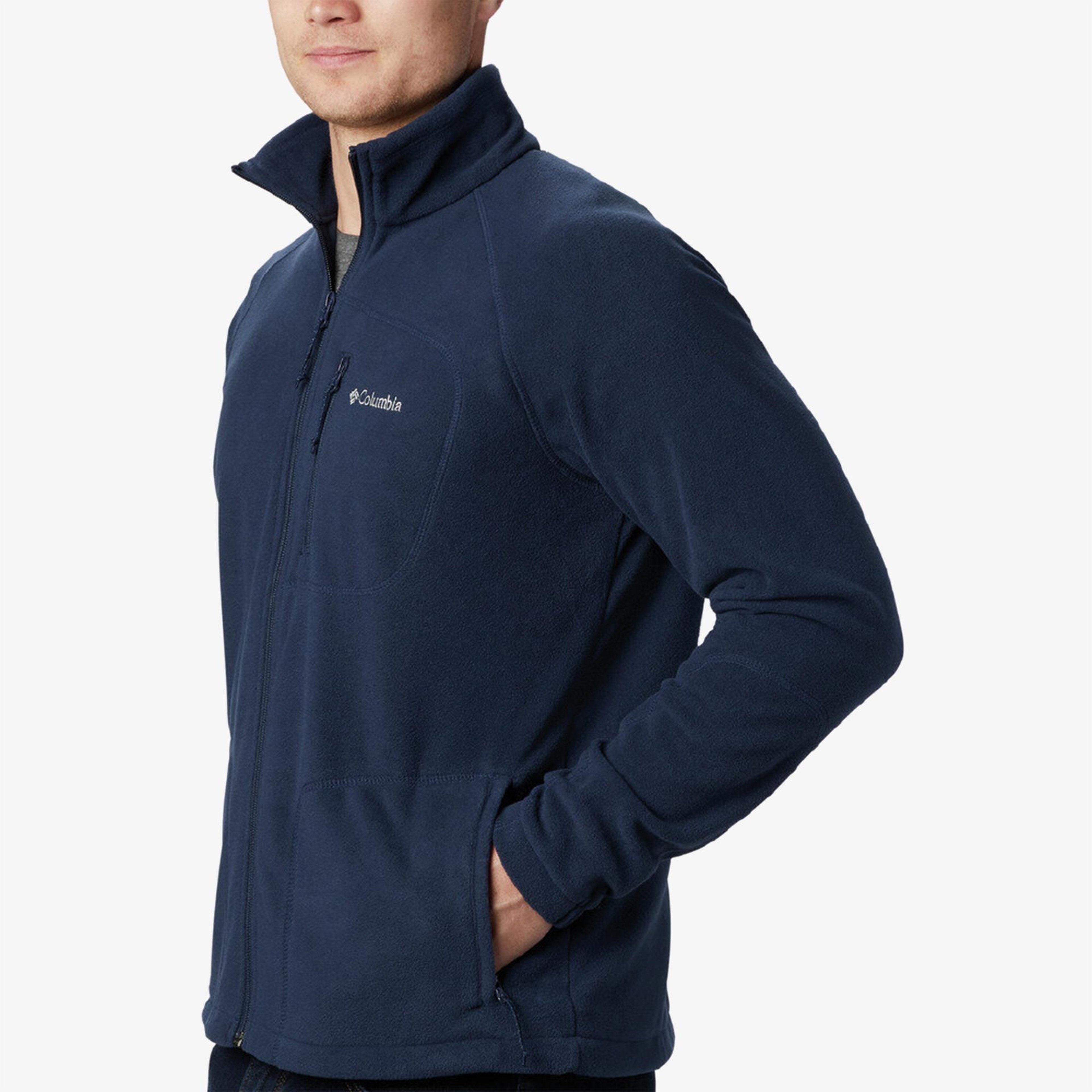 Columbia Fast Trek II Erkek Mavi Fermuarlı Polar Mont