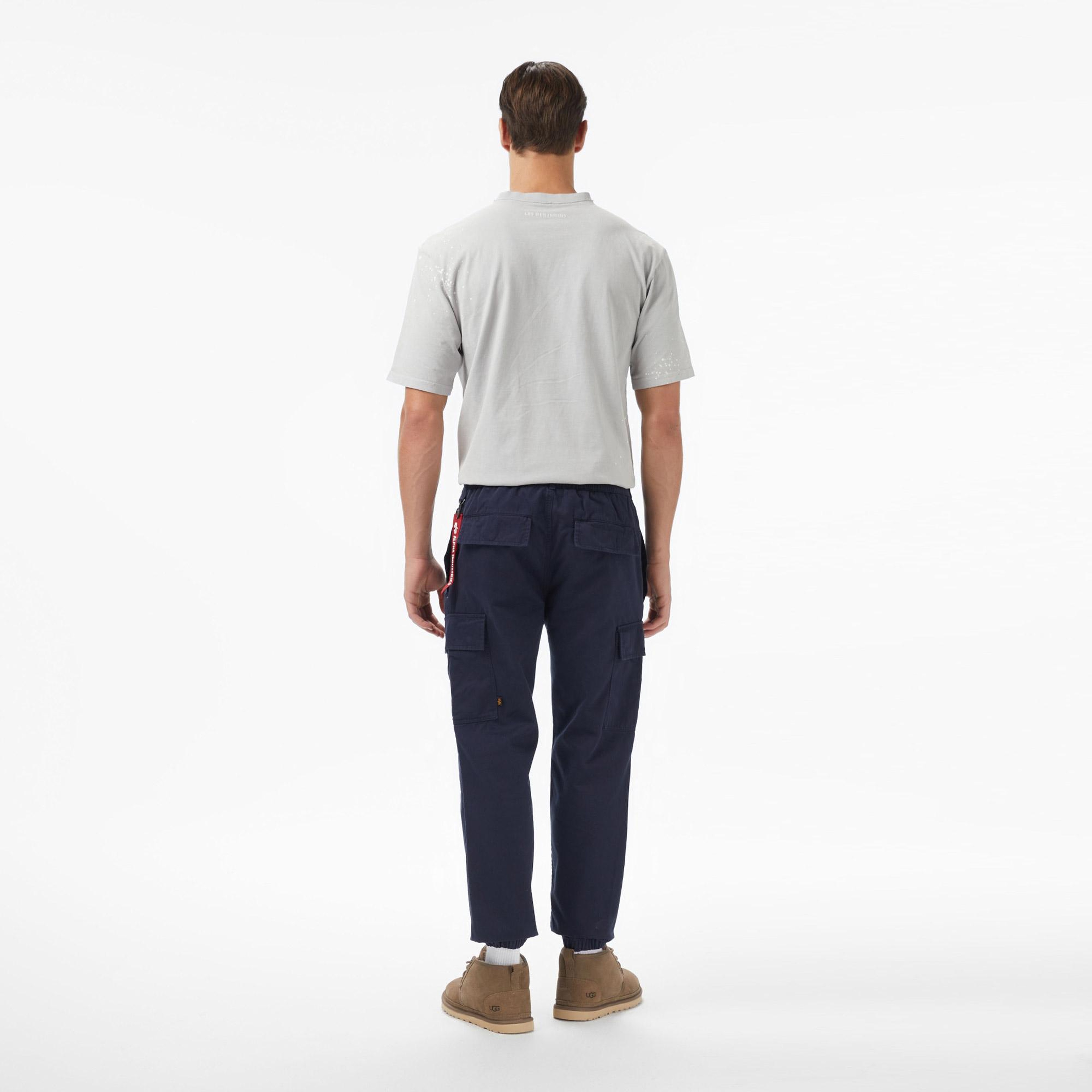 Alpha Industries Cotton Jogger Erkek Mavi Pantolon