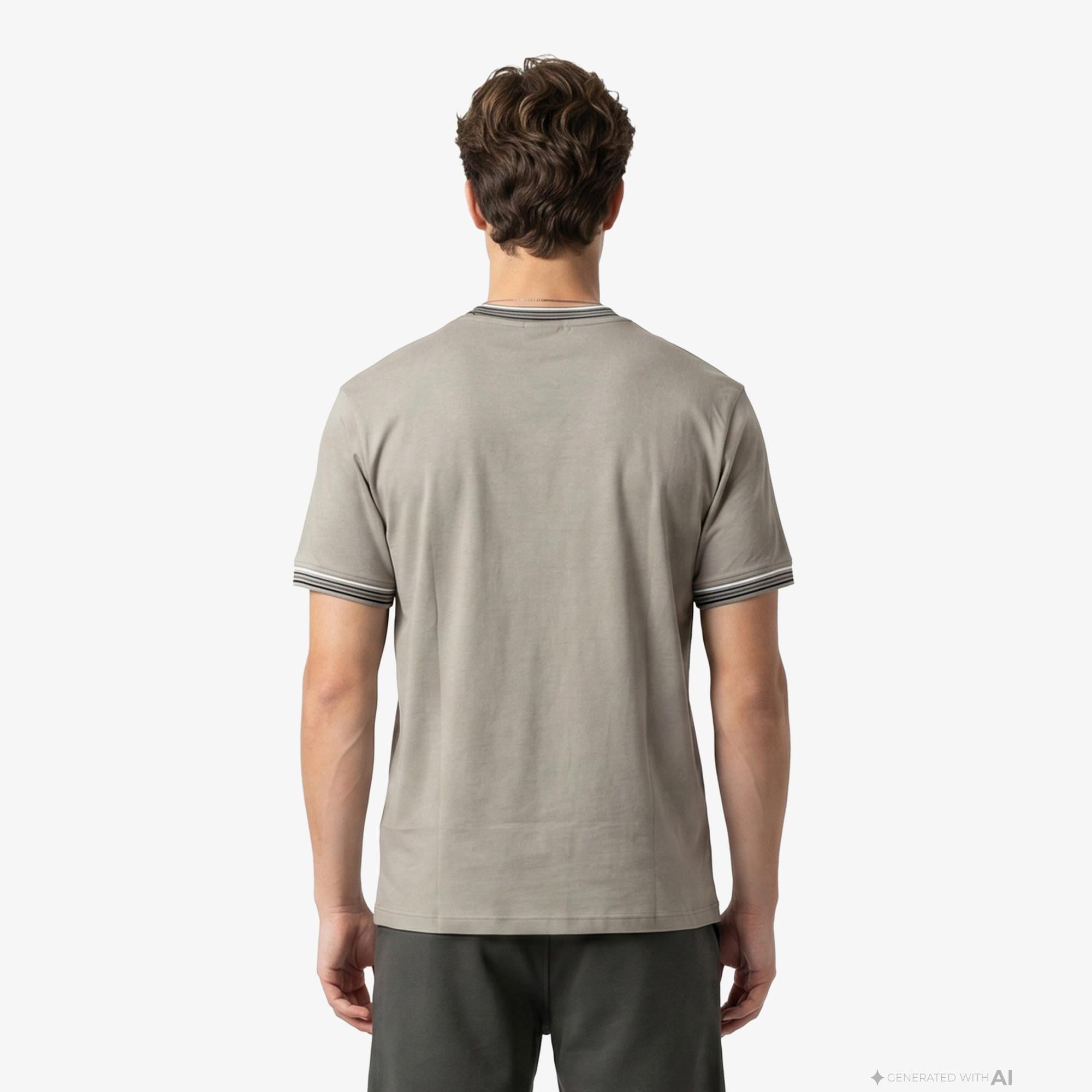Armani Exchange Erkek Bej T-Shirt