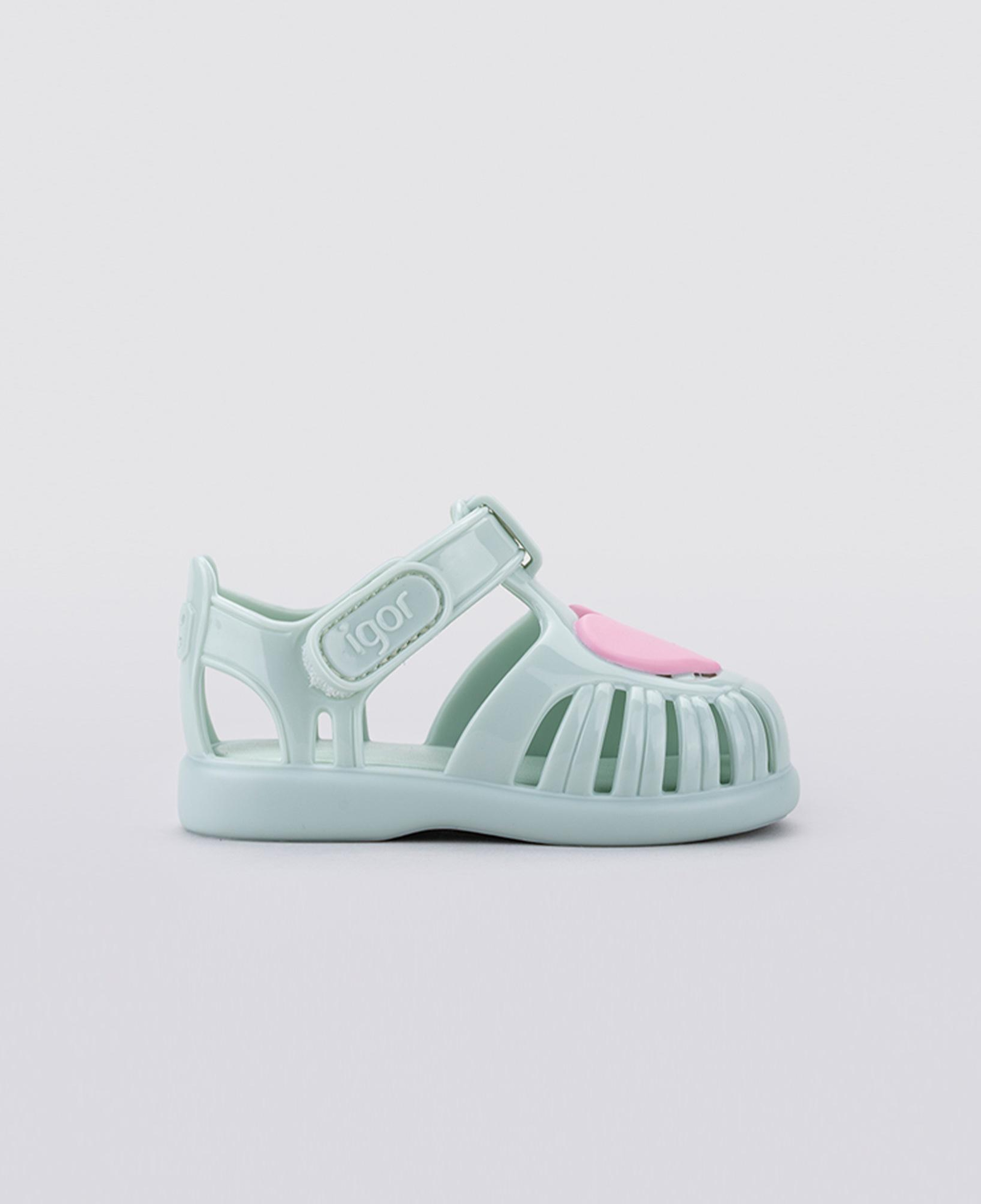 Igor Tobby Gloss Love Çocuk Yeşil Sandalet