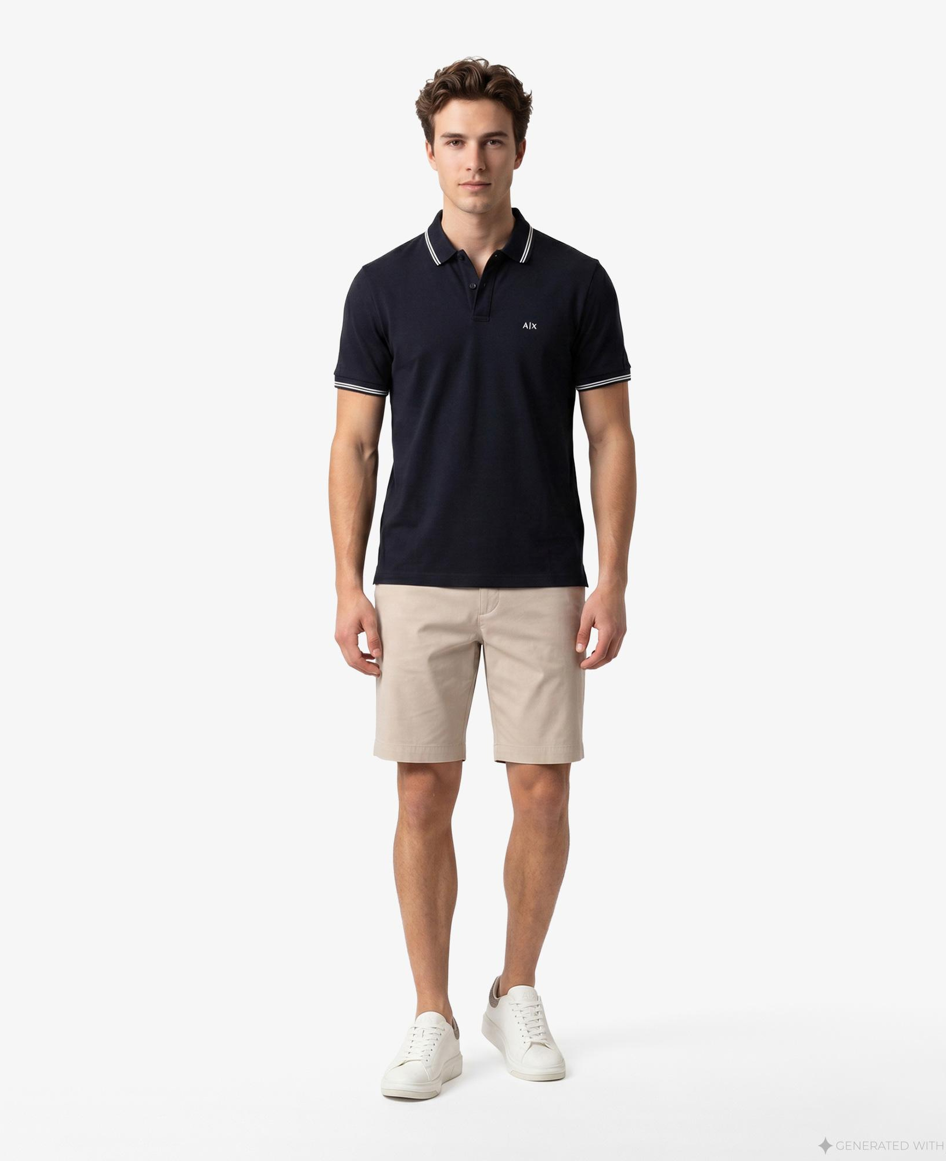 Armani Exchange Erkek Lacivert Polo