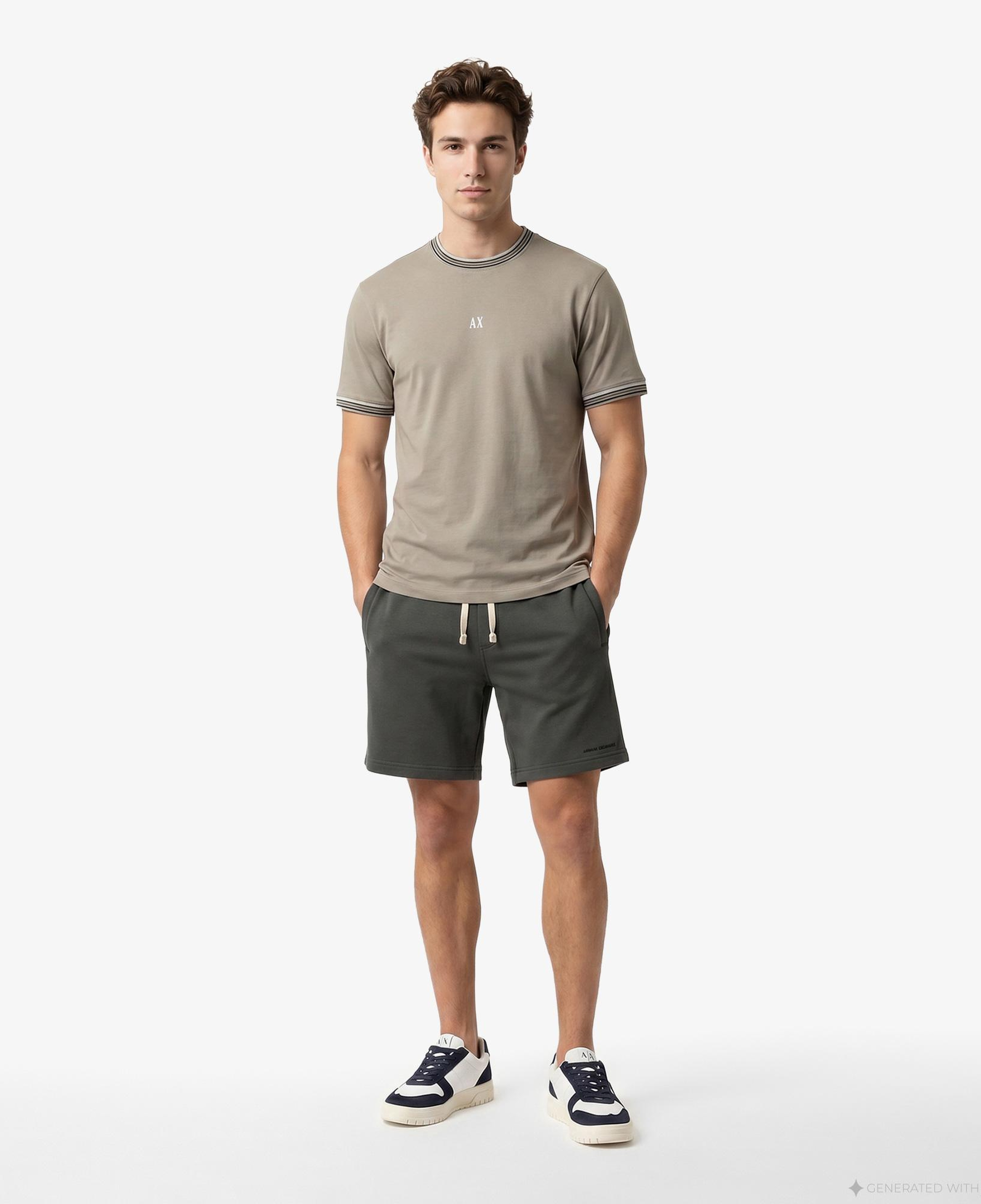 Armani Exchange Erkek Gri Şort