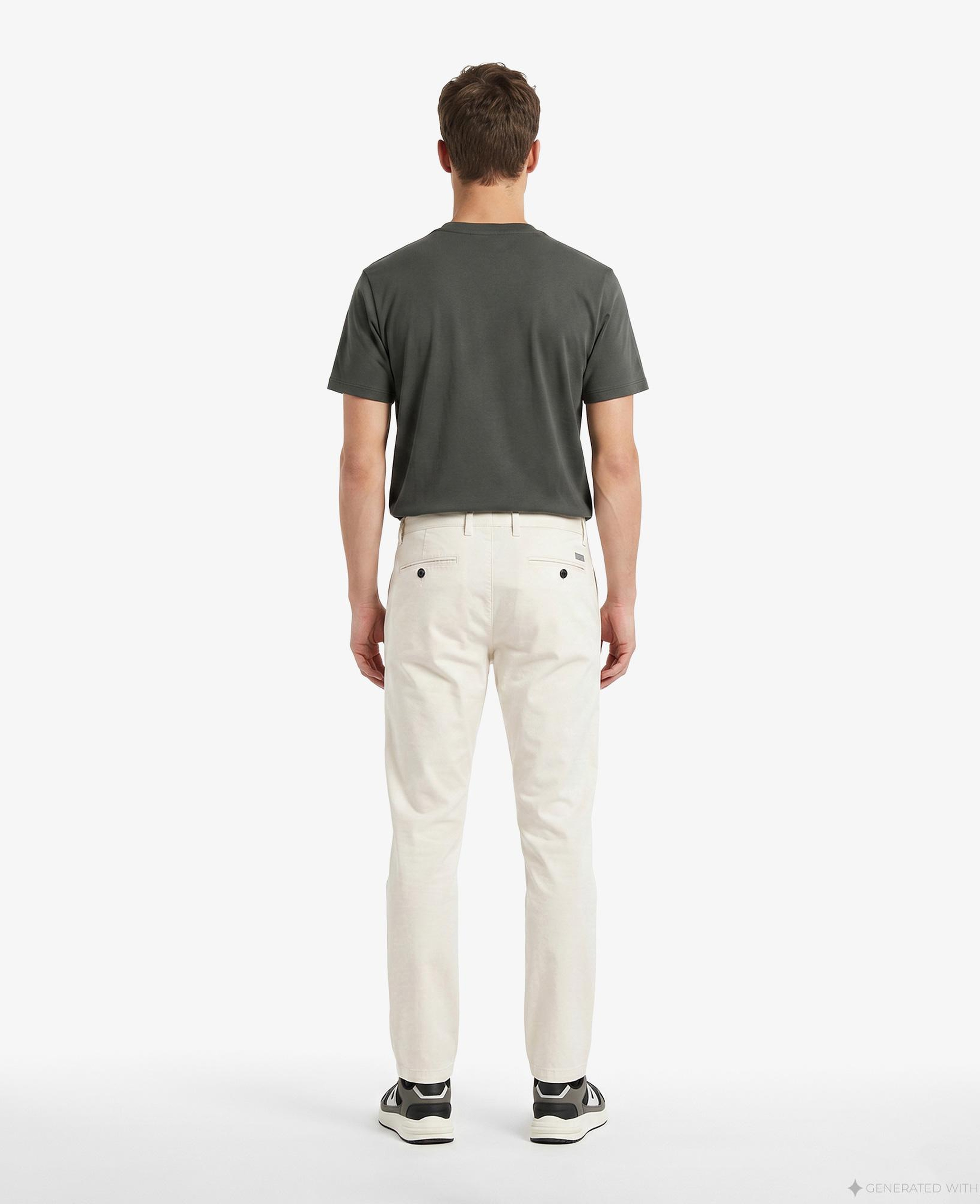 Armani Exchange Erkek Krem Pantolon