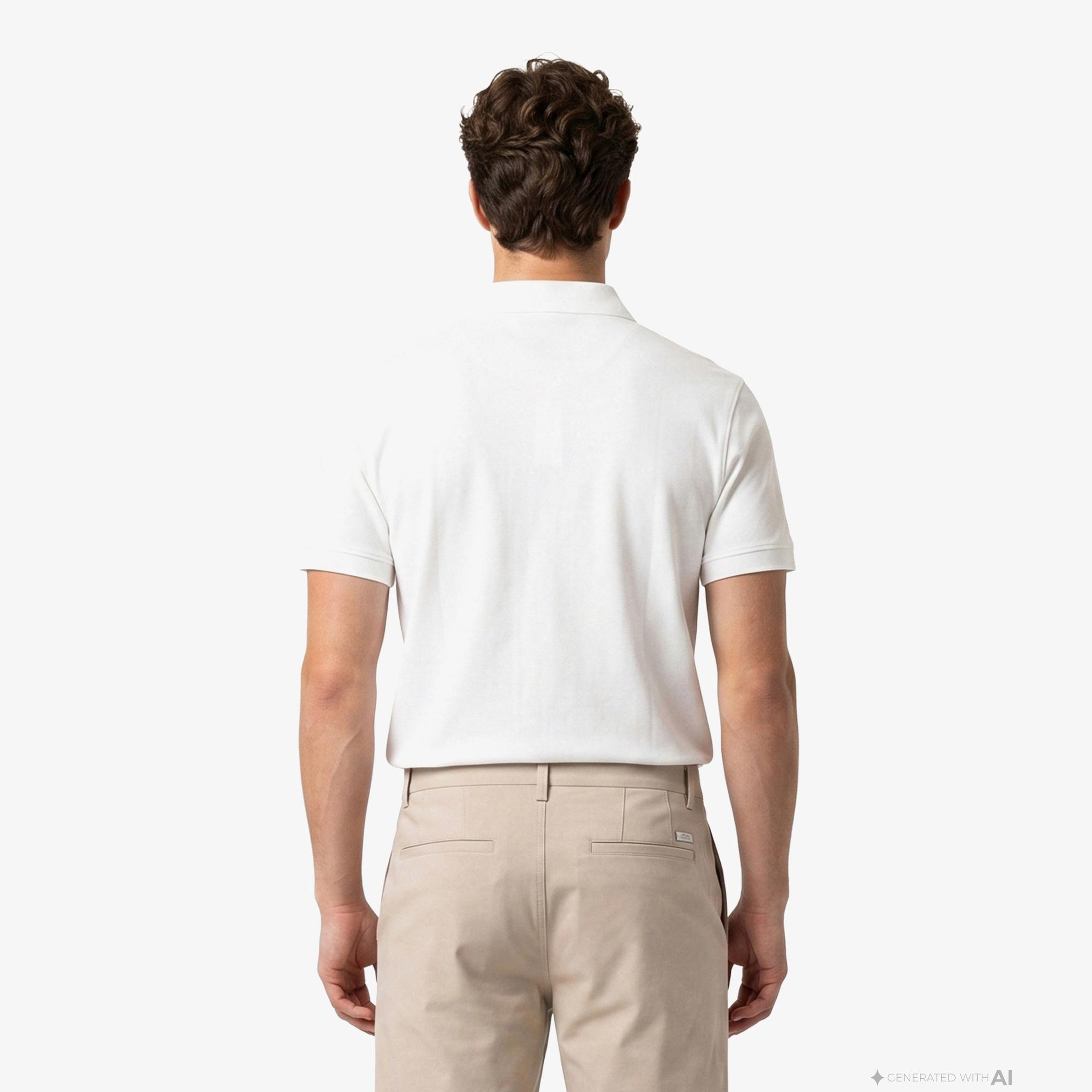 Armani Exchange Erkek Beyaz Polo