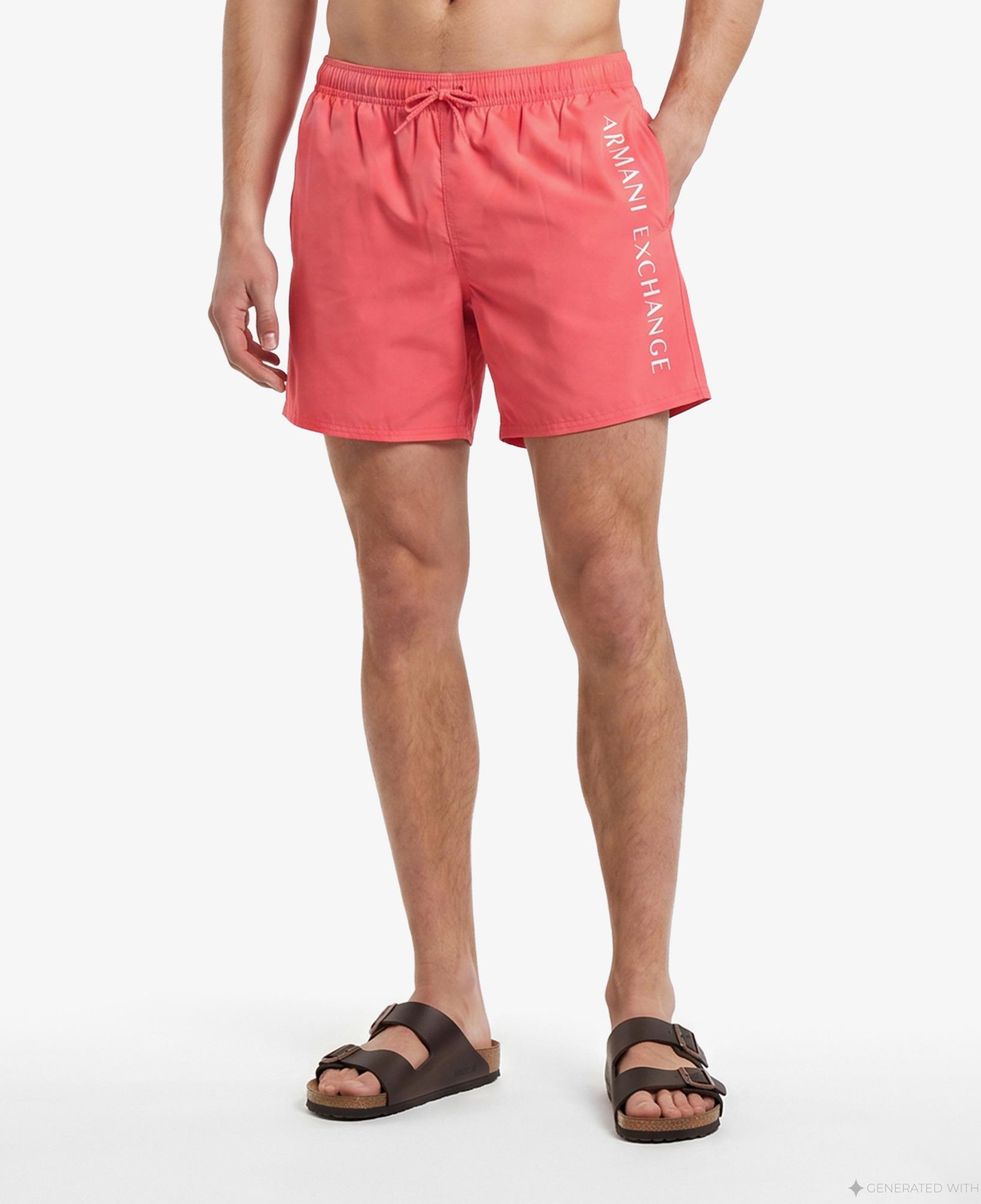 Armani Exchange Erkek Pembe Deniz Şortu