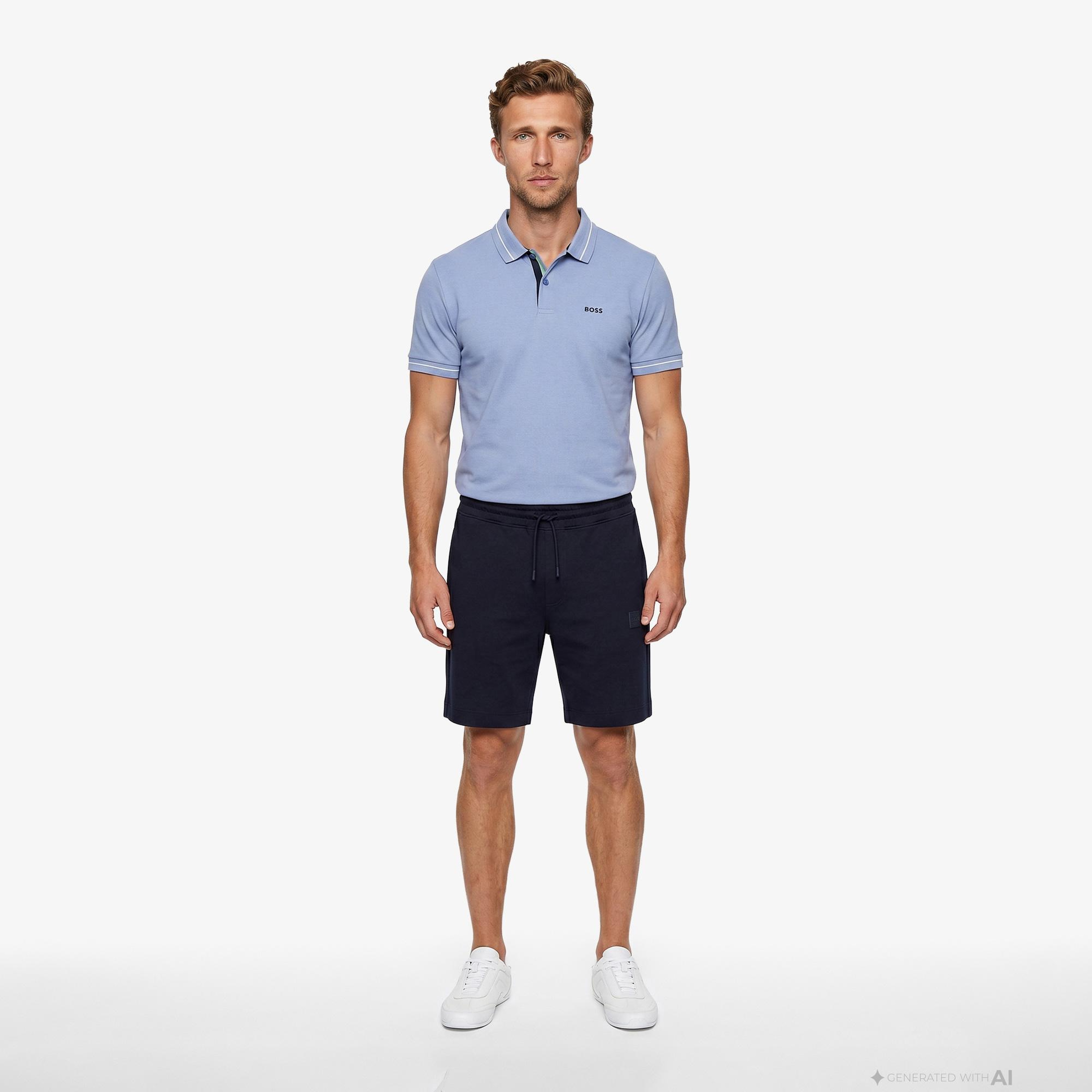 Boss Member Erkek Mavi Polo