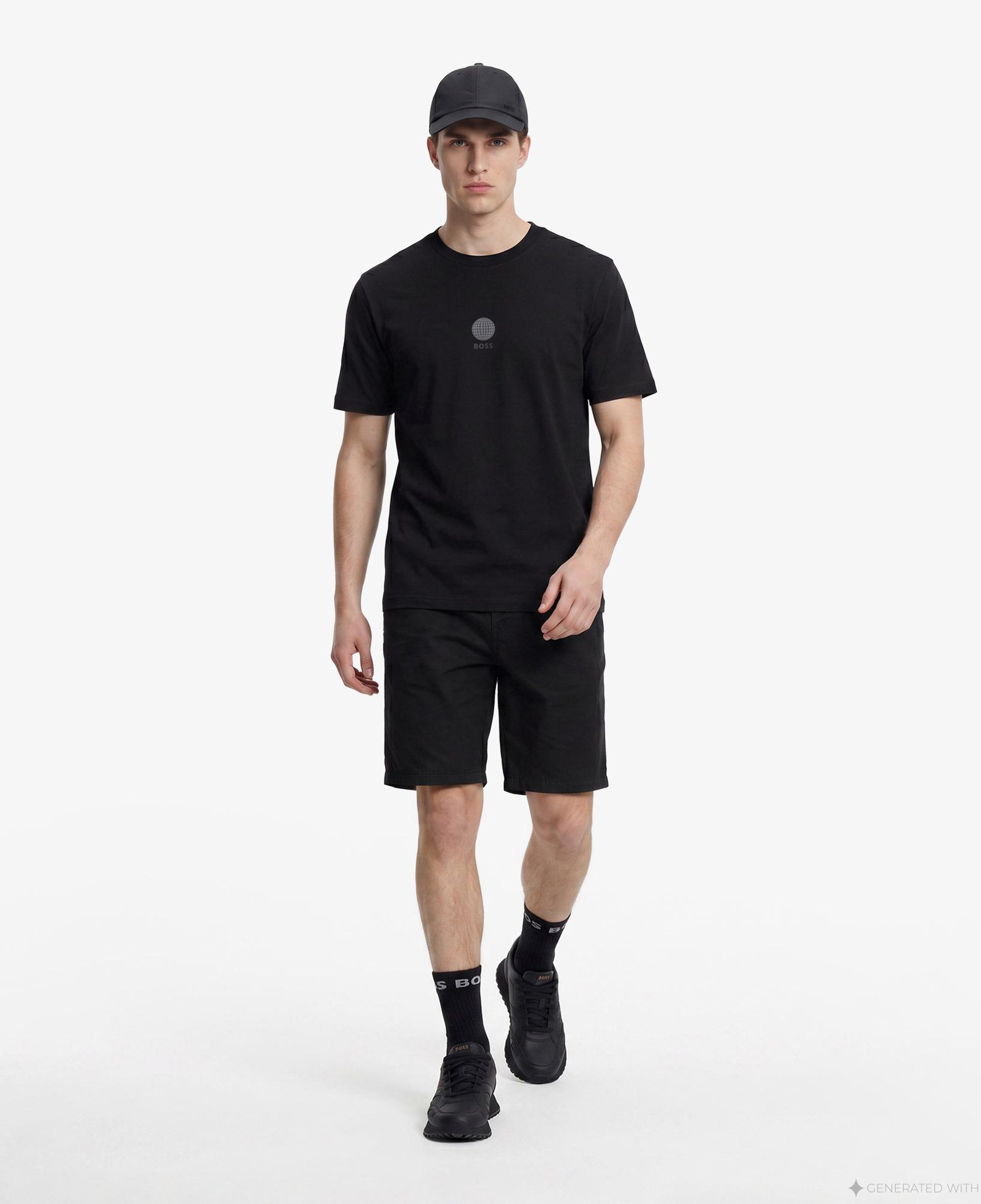 Boss Tapered Erkek Siyah Pantolon