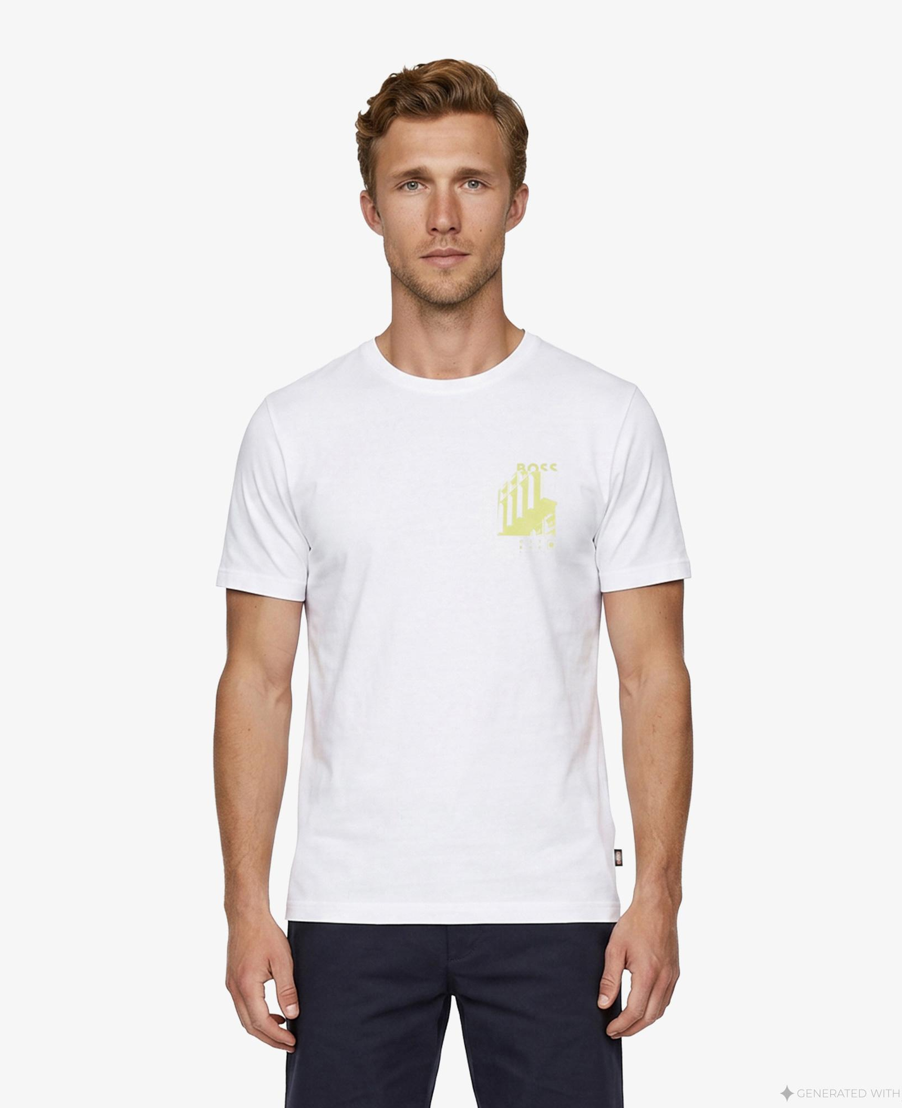 Boss Board Erkek Beyaz T-Shirt