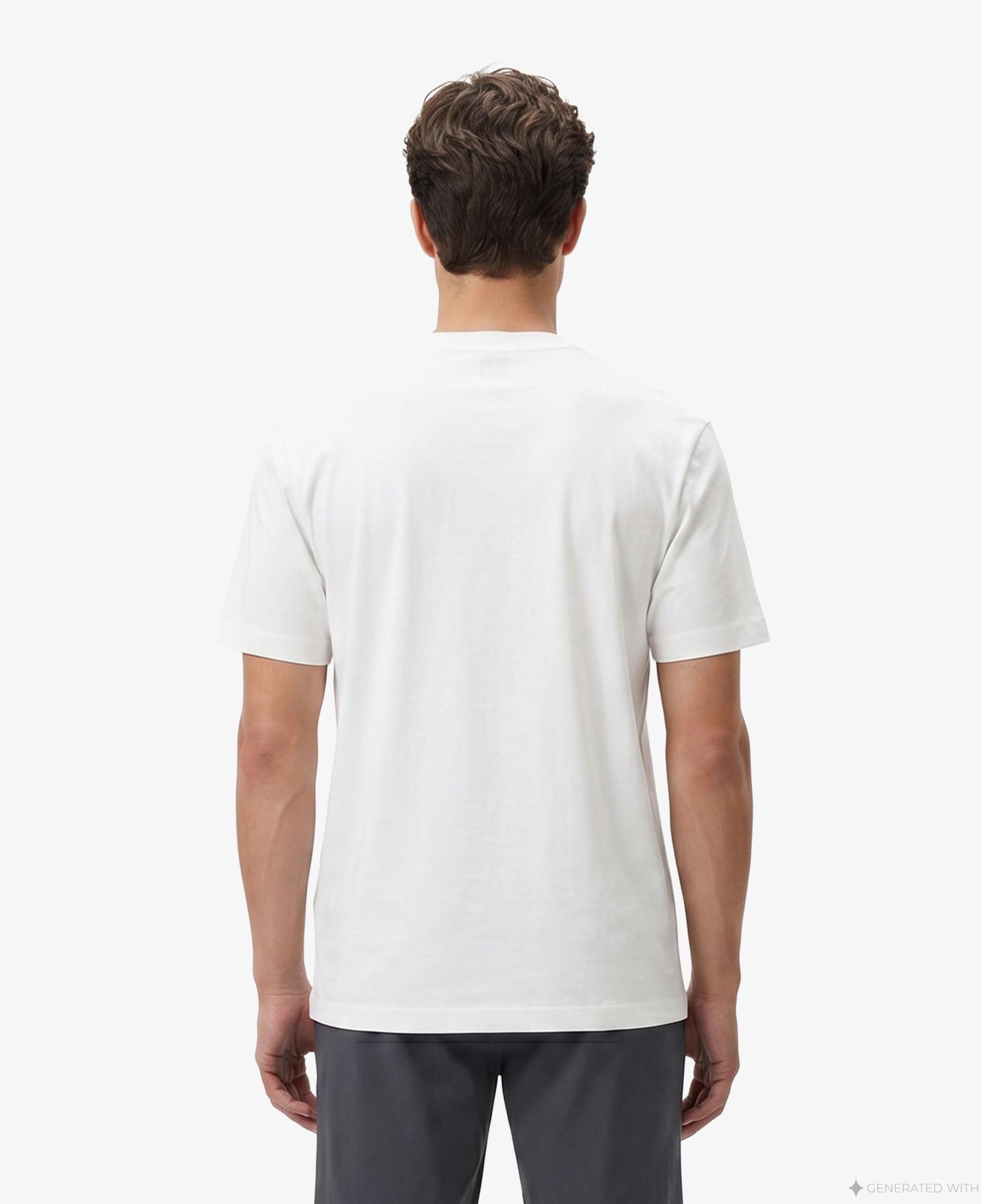 Boss Terrace Logo Erkek Beyaz T-Shirt