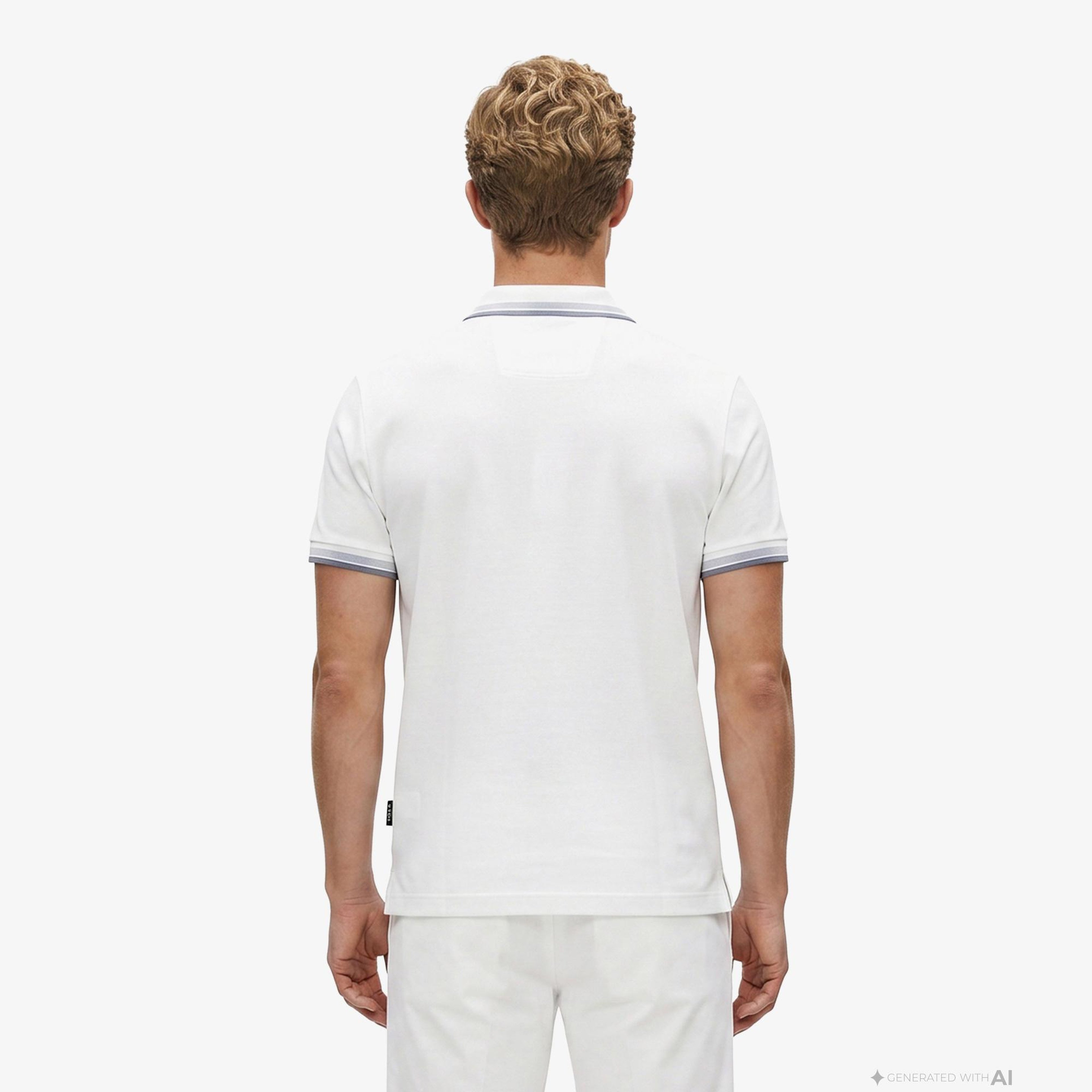 Boss Paddy Erkek Beyaz Polo