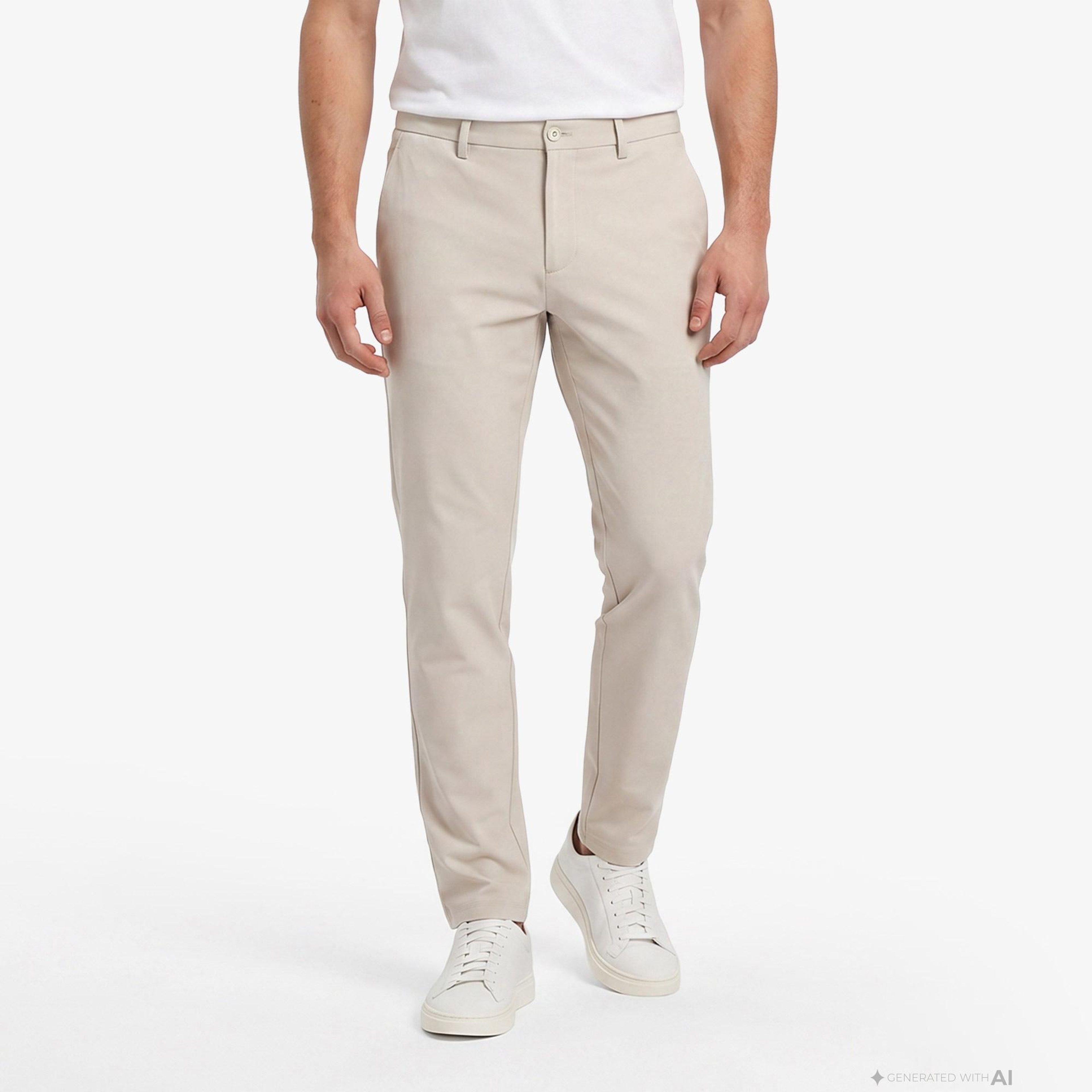 Boss Commuter Slim Erkek Bej Pantolon