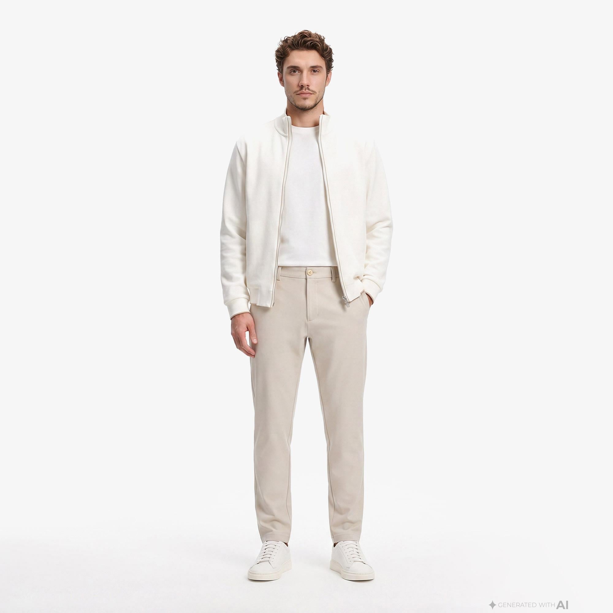 Boss Commuter Slim Erkek Bej Pantolon