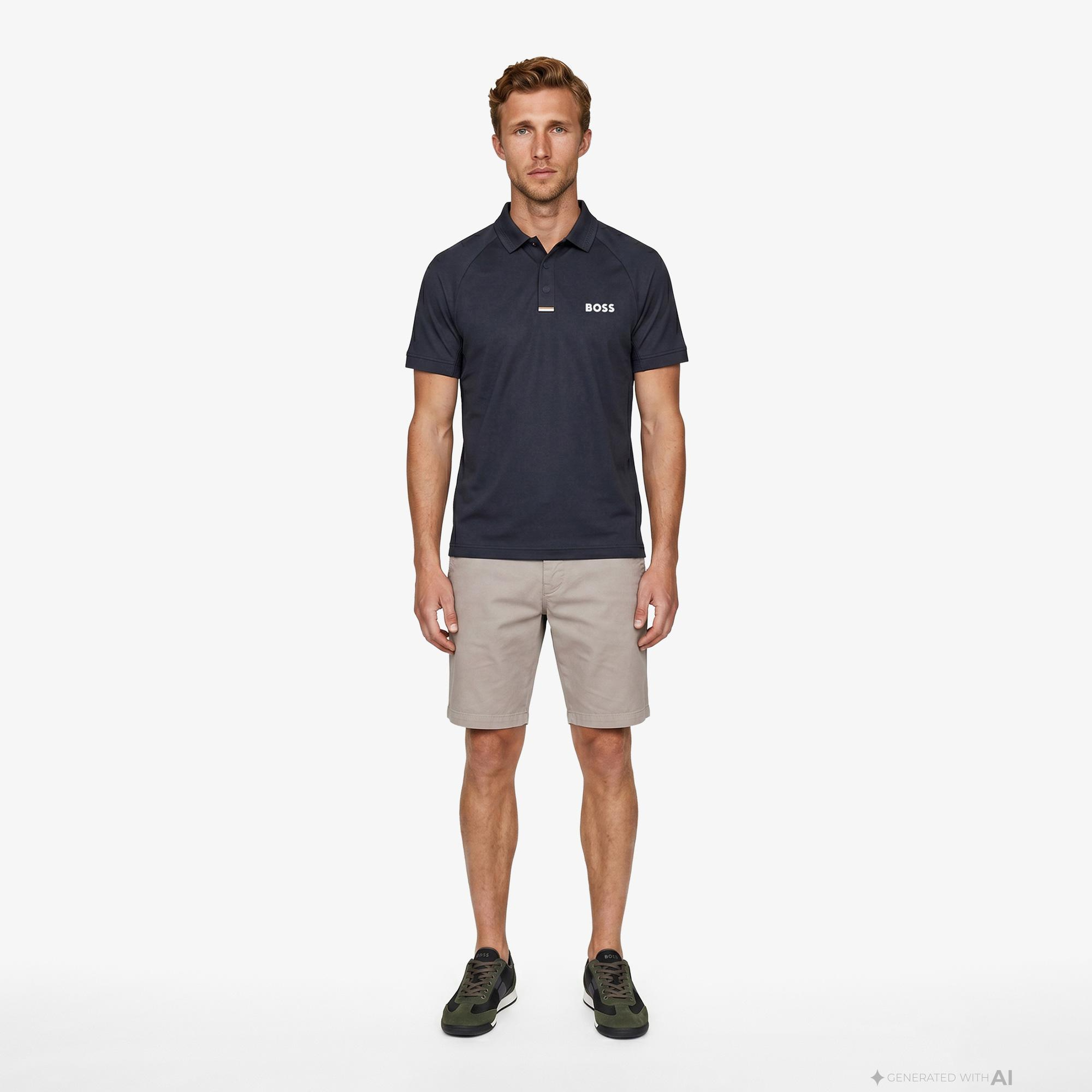 Boss Paddytech Erkek Lacivert Polo