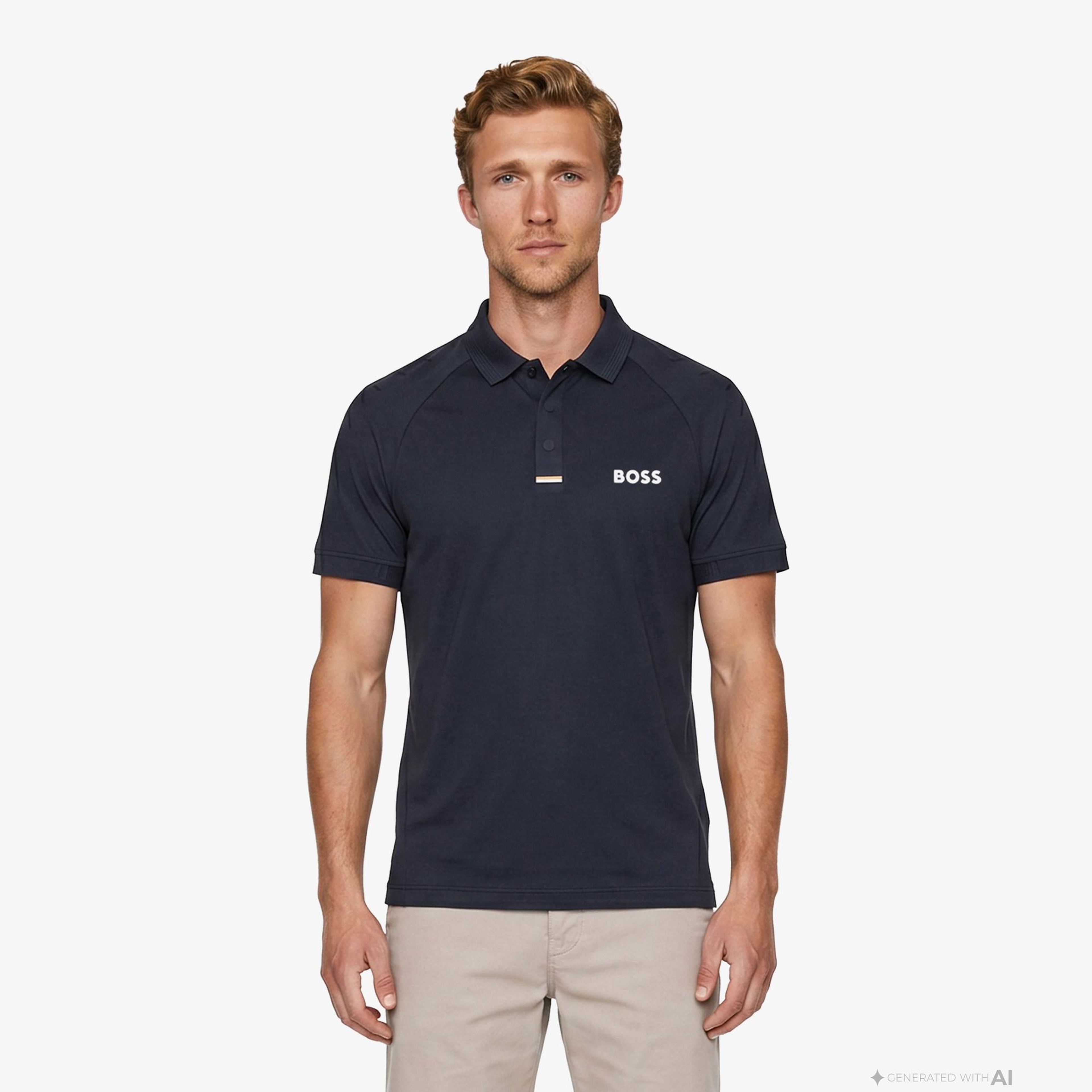 Boss Paddytech Erkek Lacivert Polo