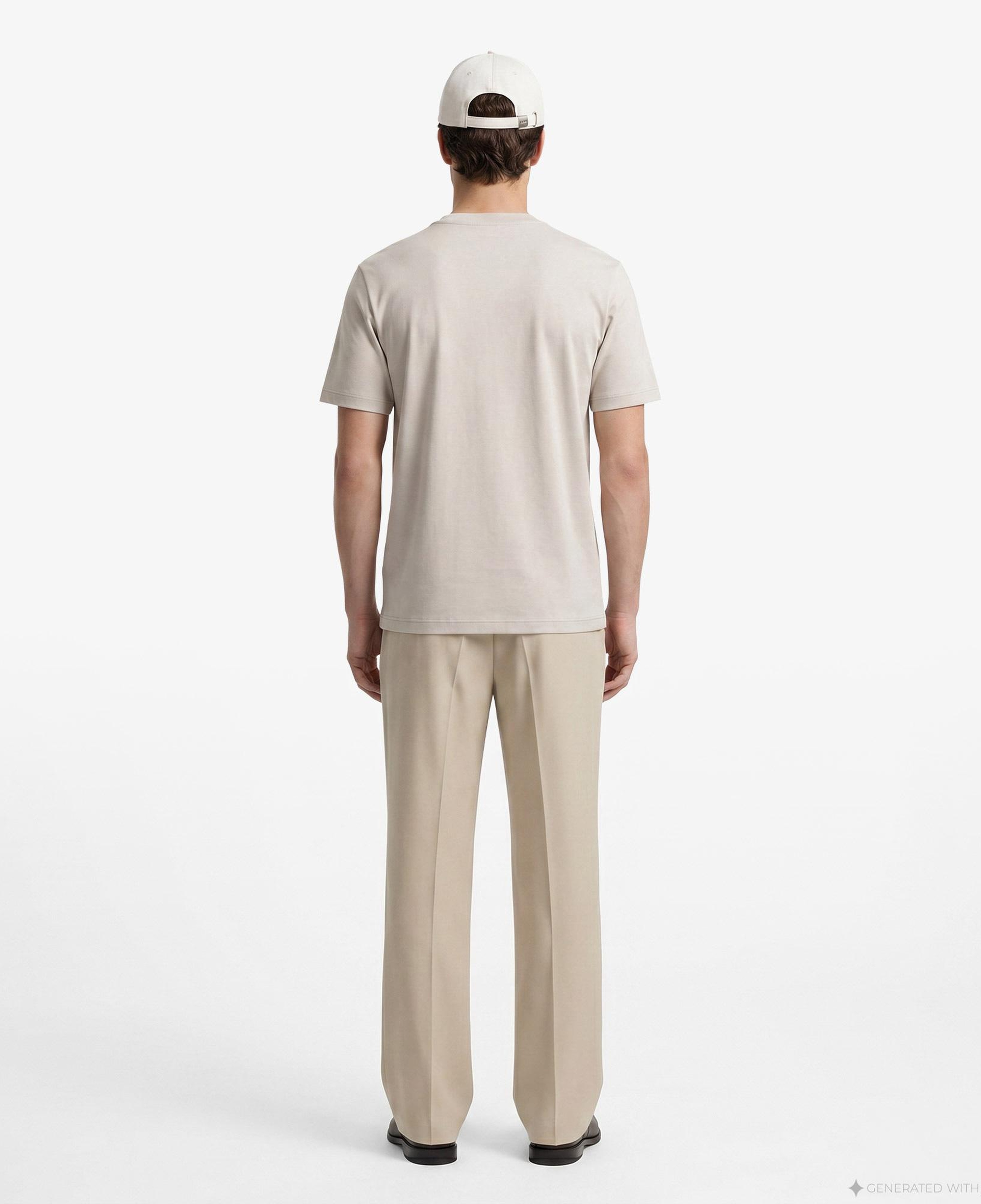 Boss Interlock Erkek Gri T-Shirt
