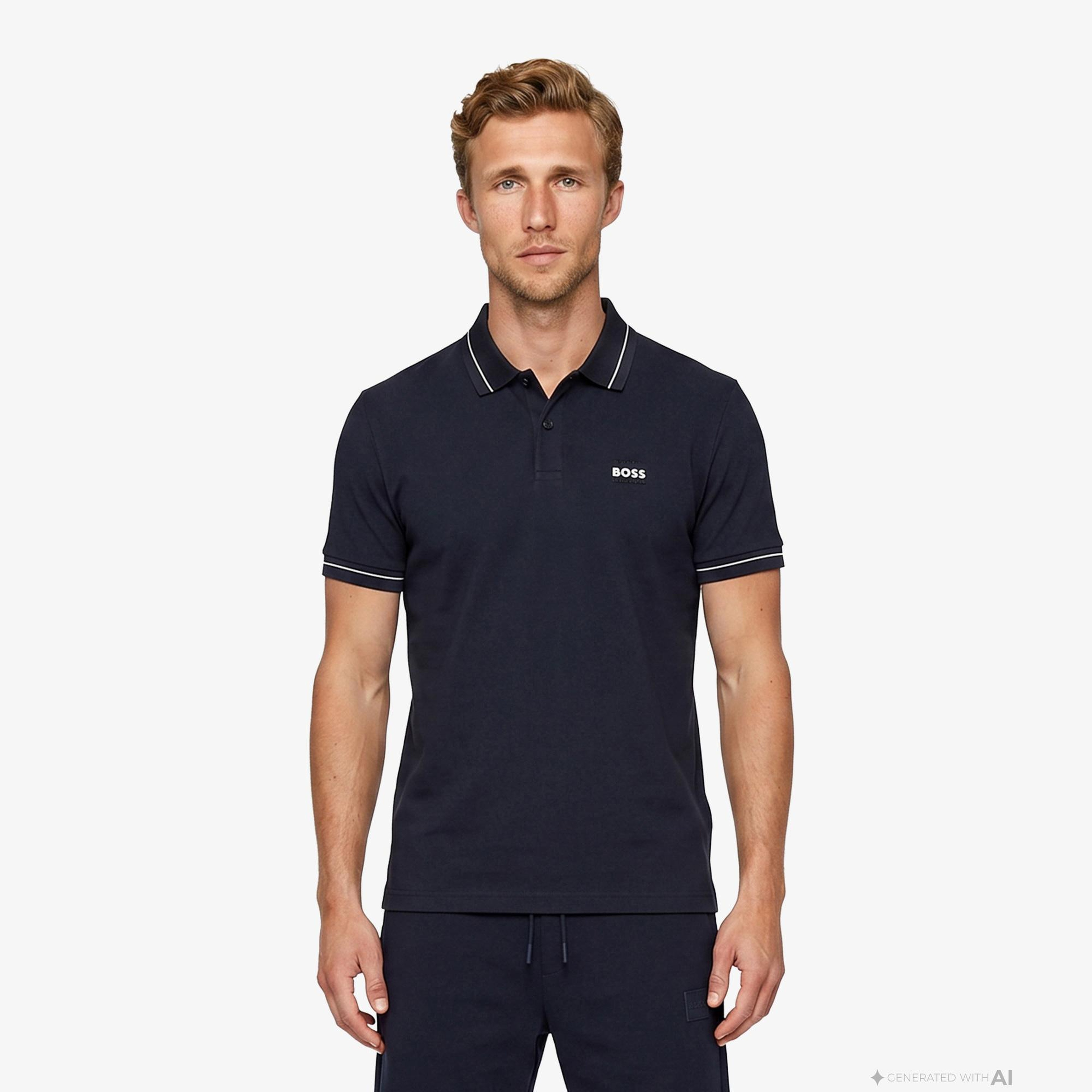Boss Member Erkek Lacivert Polo