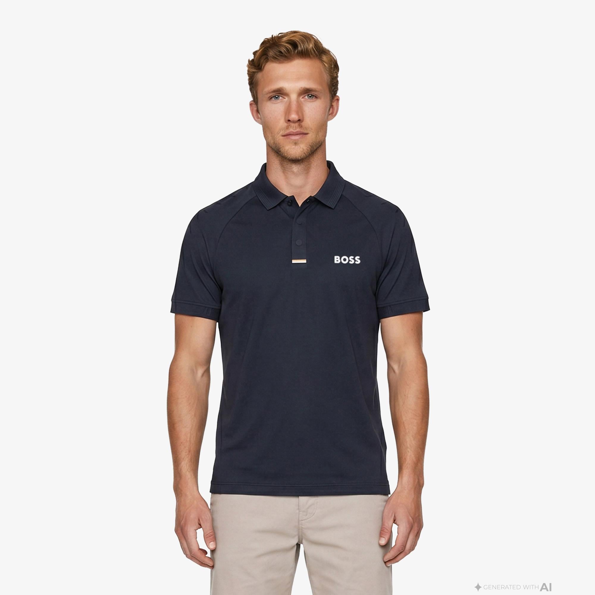 Boss Paddytech Erkek Lacivert Polo