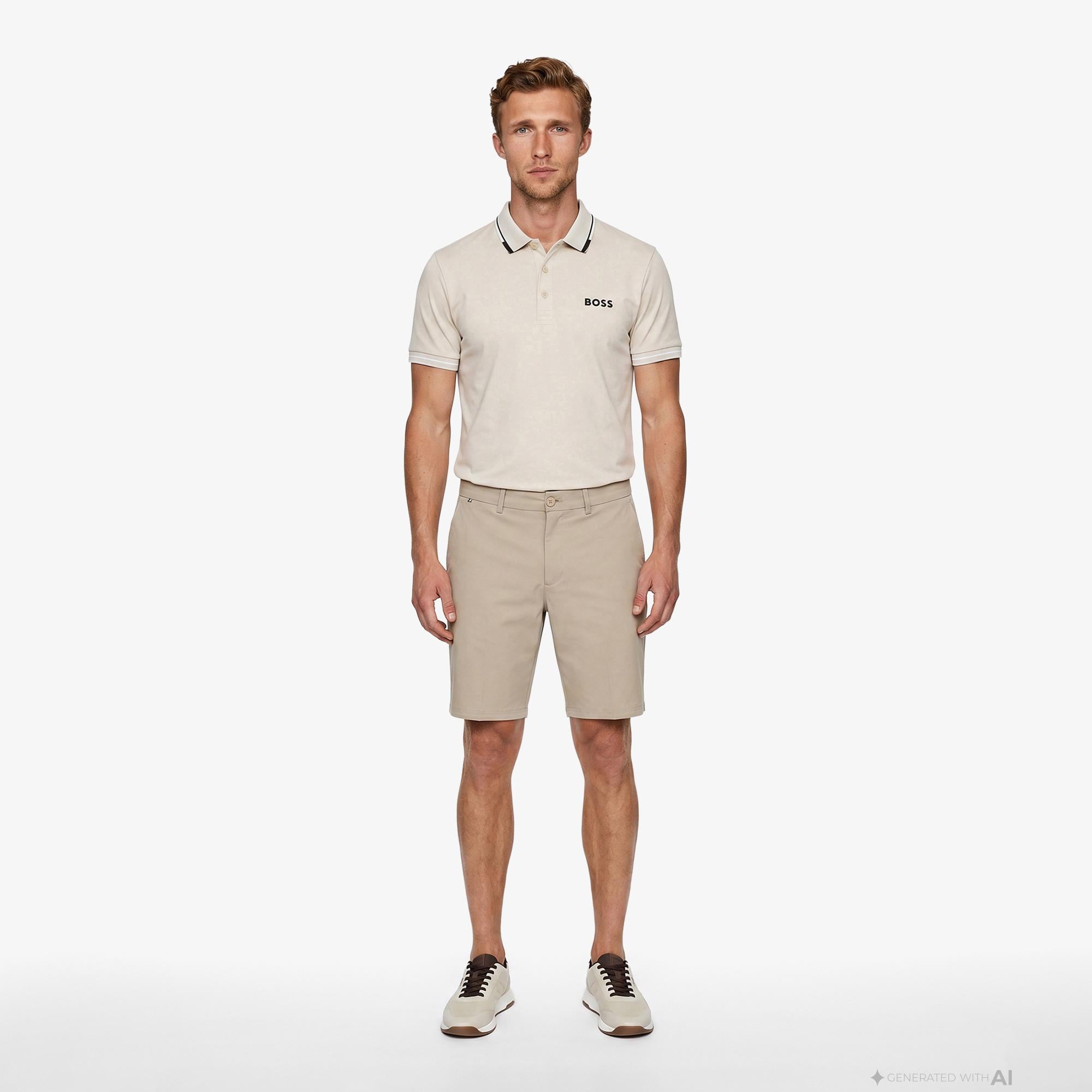 Boss Paul Pro Erkek Bej Polo