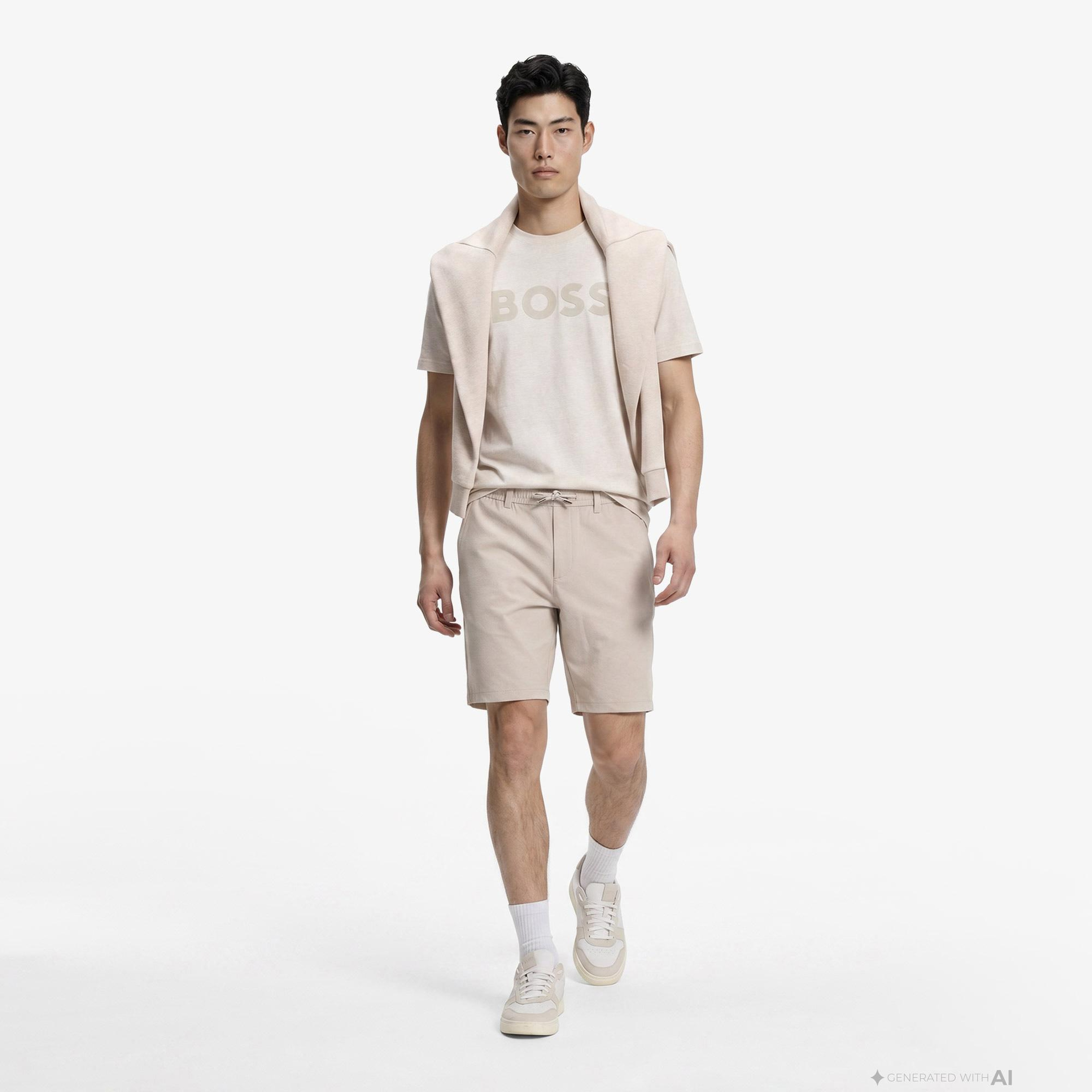 Boss Tapered Erkek Gri Pantolon