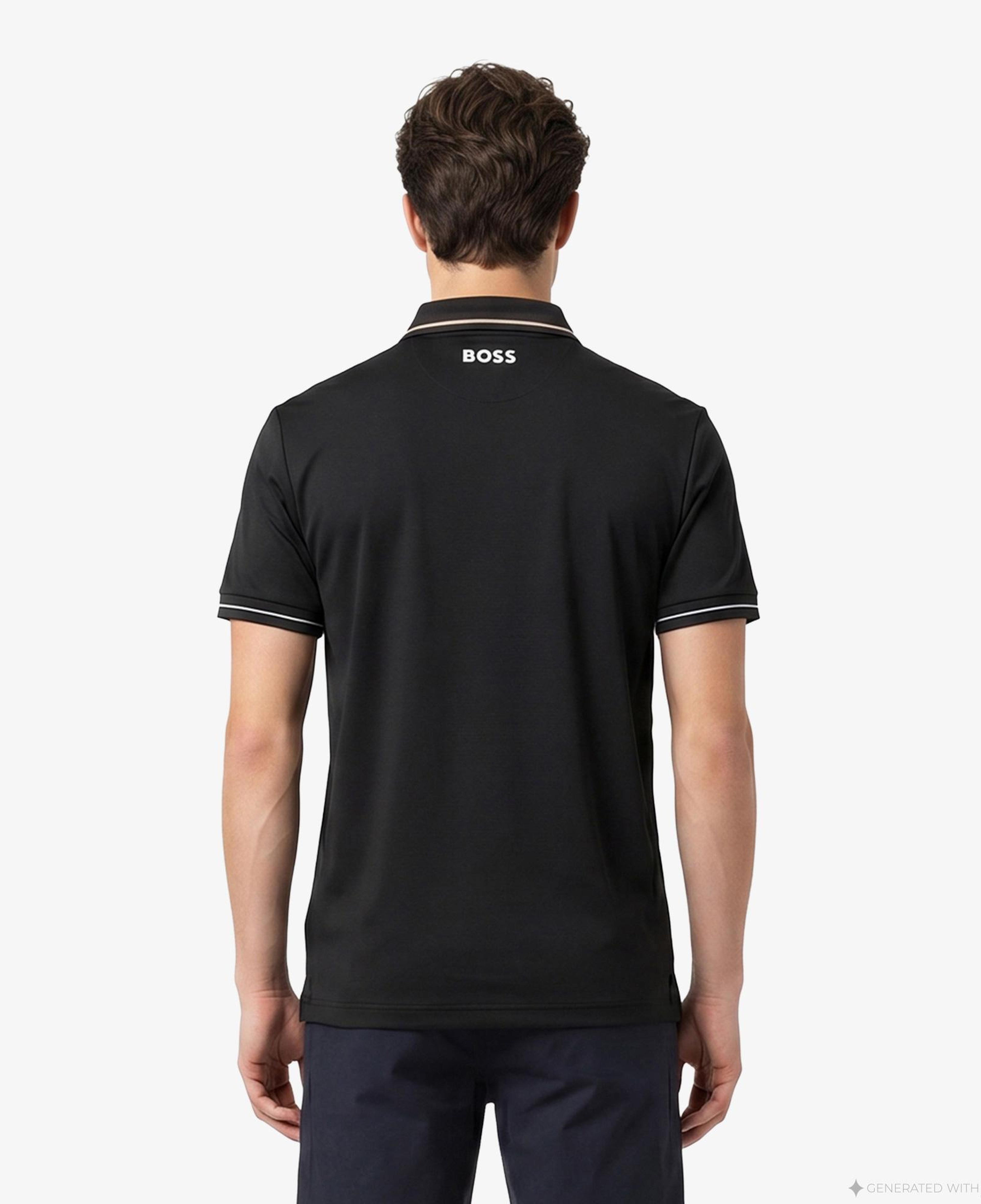 Boss Paul Pro Erkek Siyah Polo