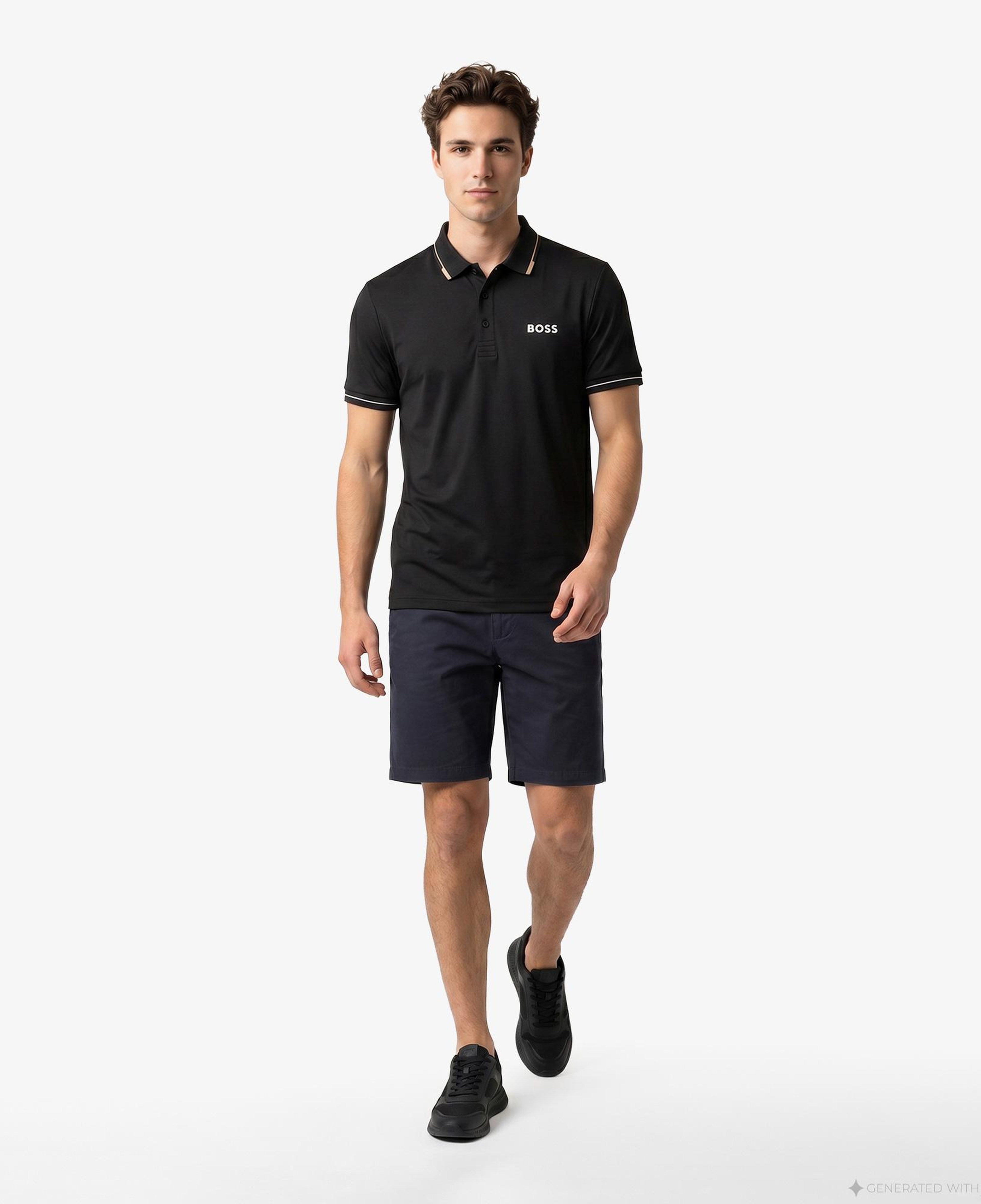 Boss Paul Pro Erkek Siyah Polo