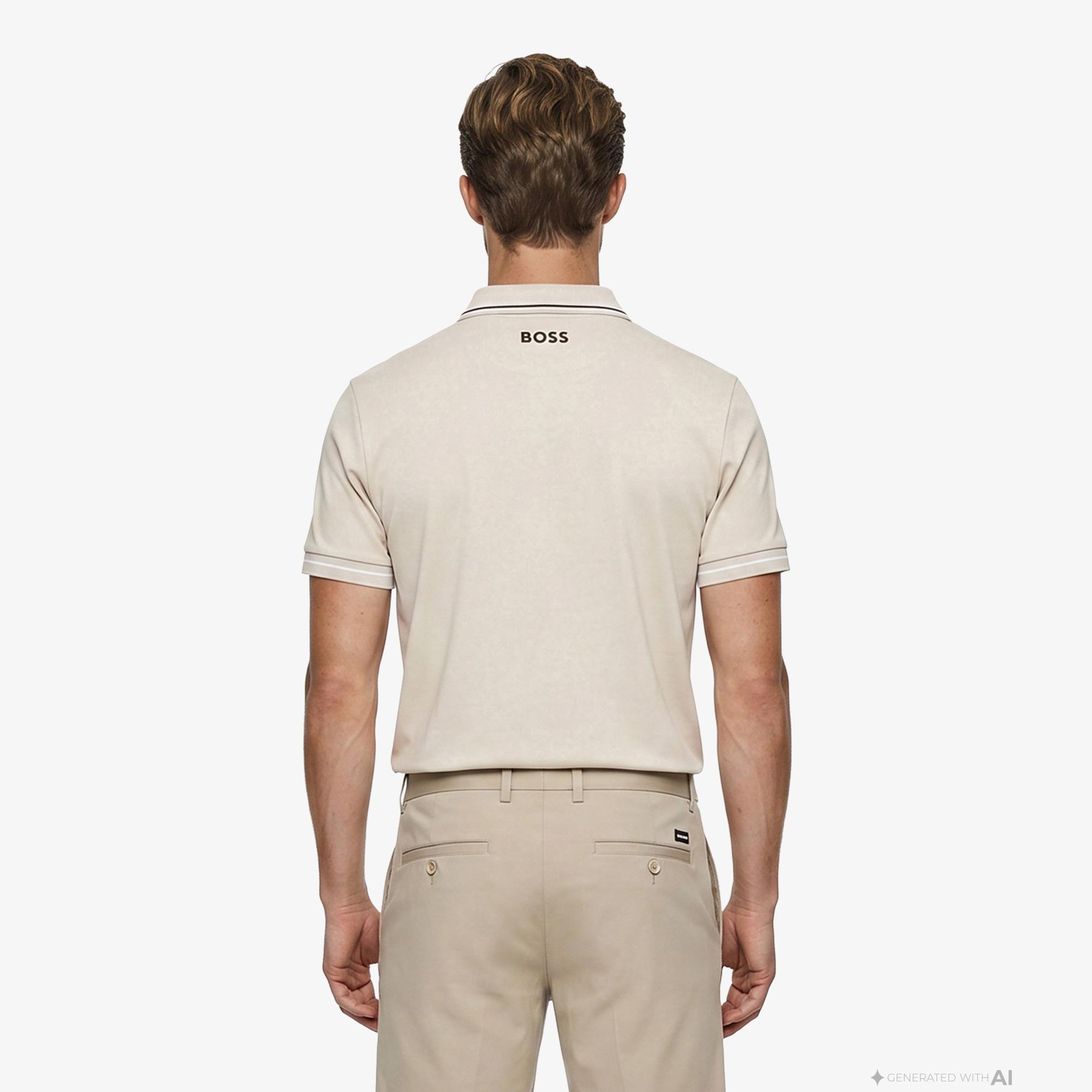 Boss Paul Pro Erkek Bej Polo