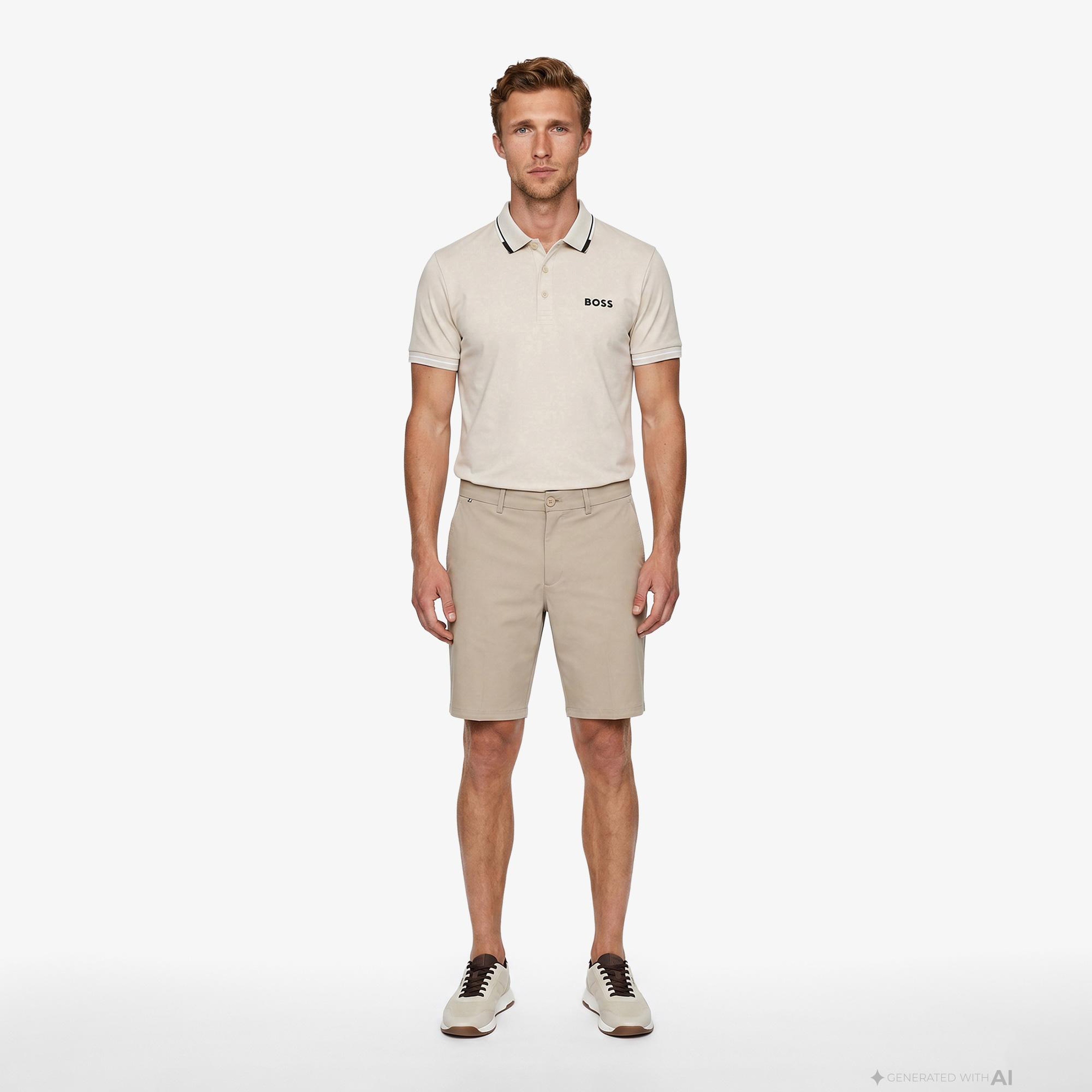 Boss Paul Pro Erkek Bej Polo