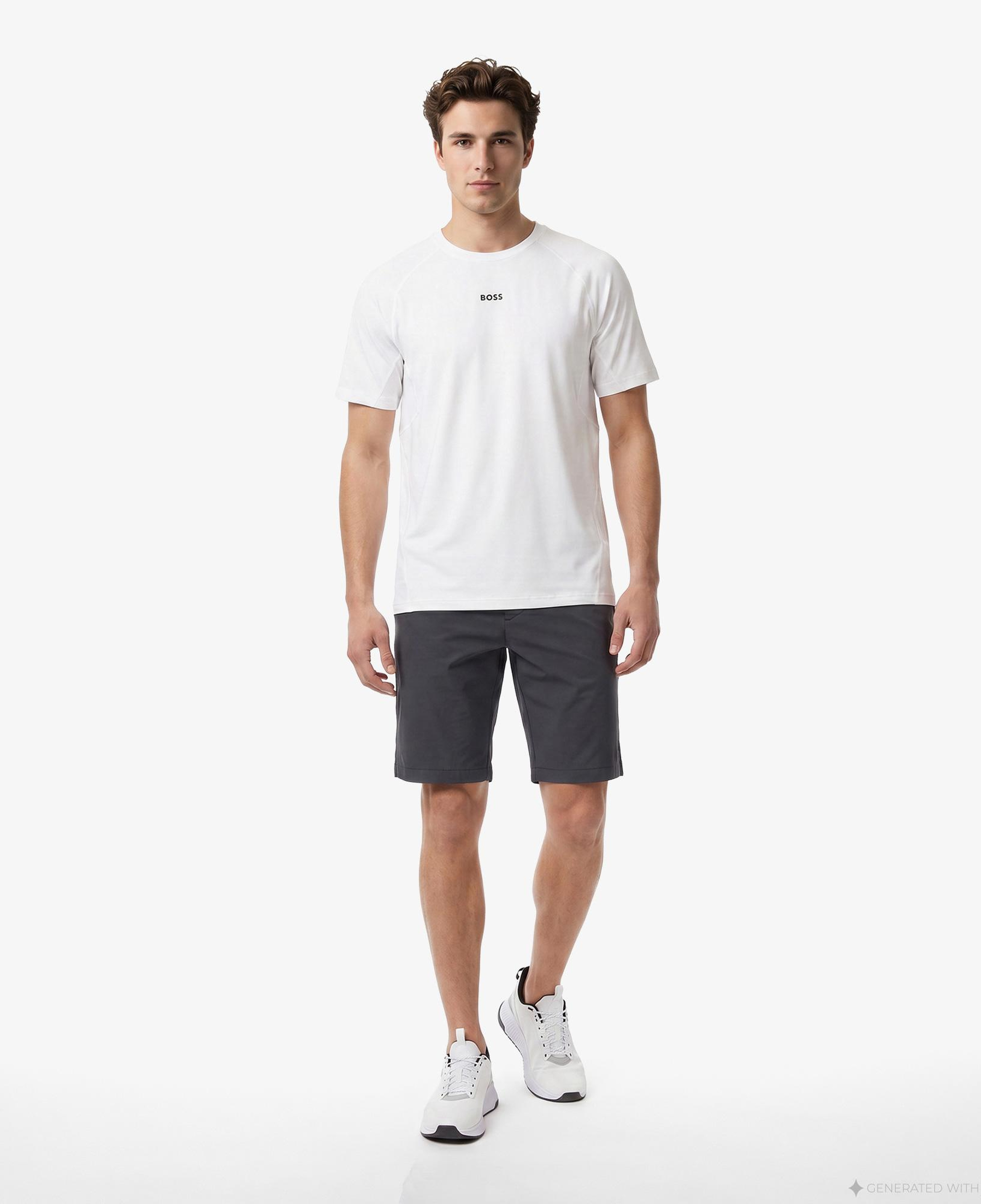 Boss Active Erkek Beyaz T-Shirt