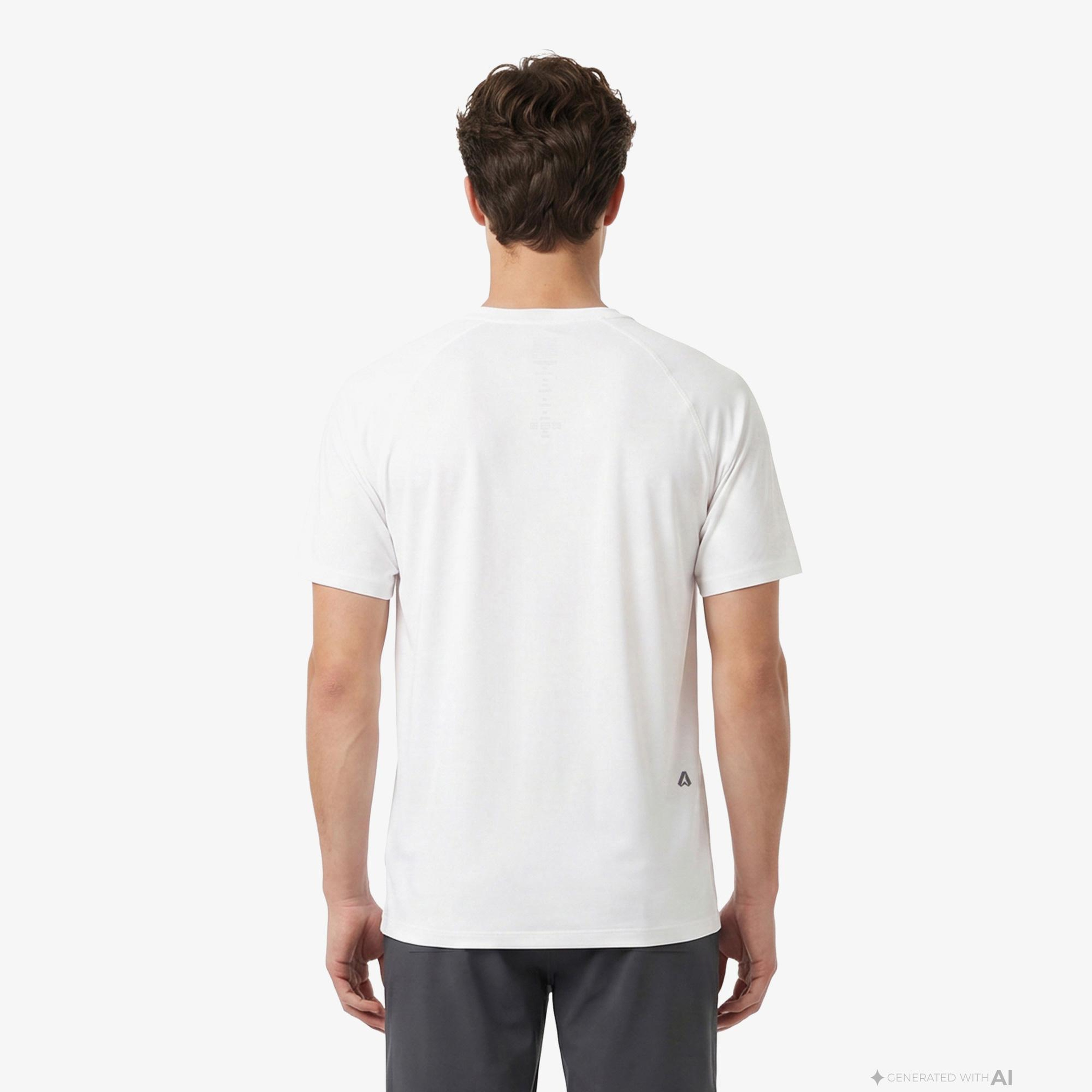 Boss Active Erkek Beyaz T-Shirt